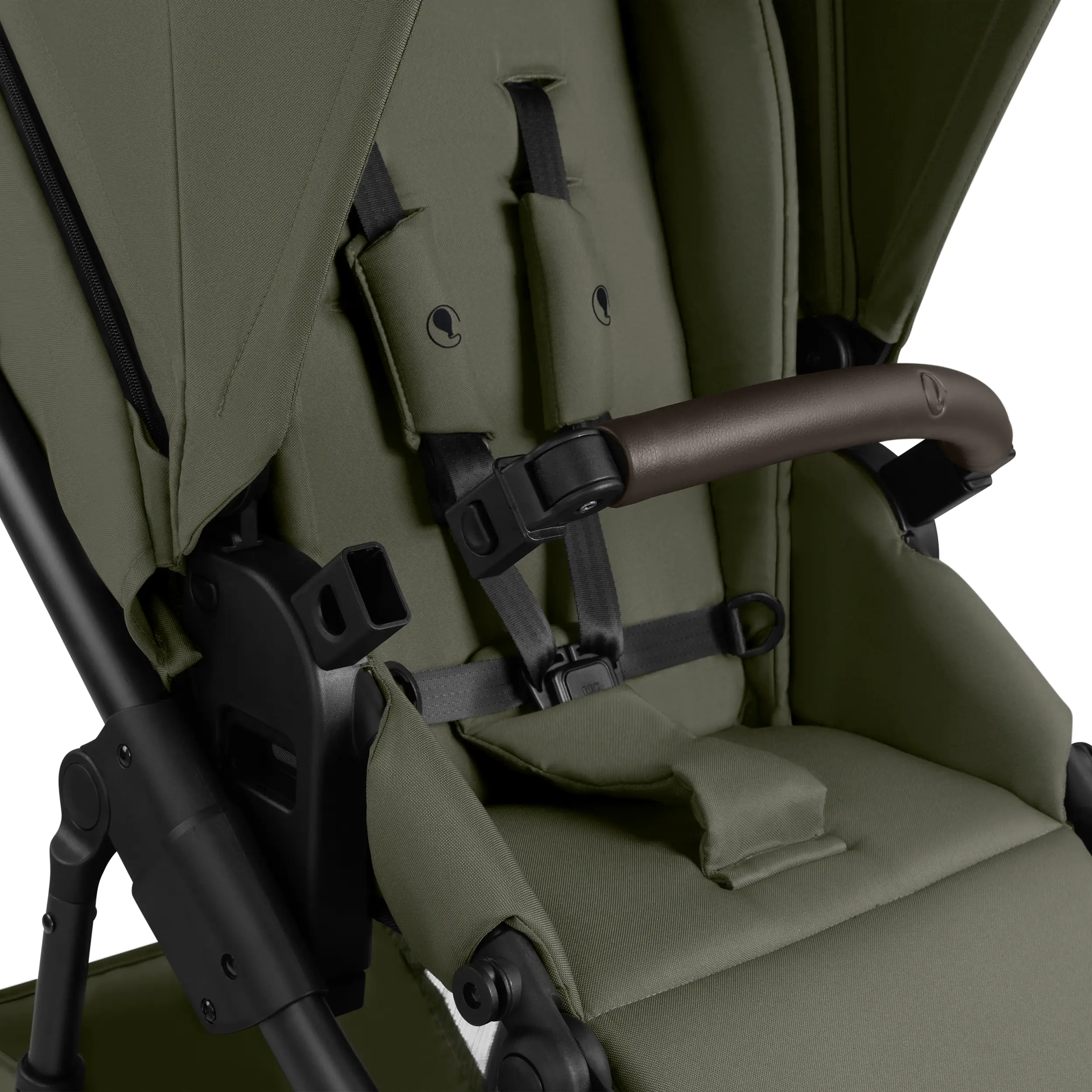 Set de cochecito 3en1 Salsa Core con silla de coche Calla con función de reclinación- Olive