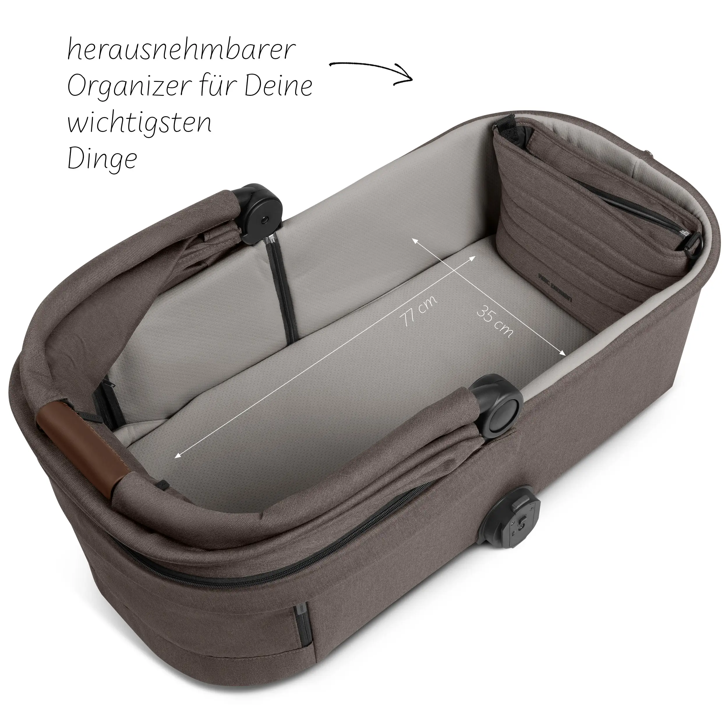 Set de cochecito 3en1 City Life con silla de auto Maxi-Cosi Pebble 360 Pro 2 - Nature