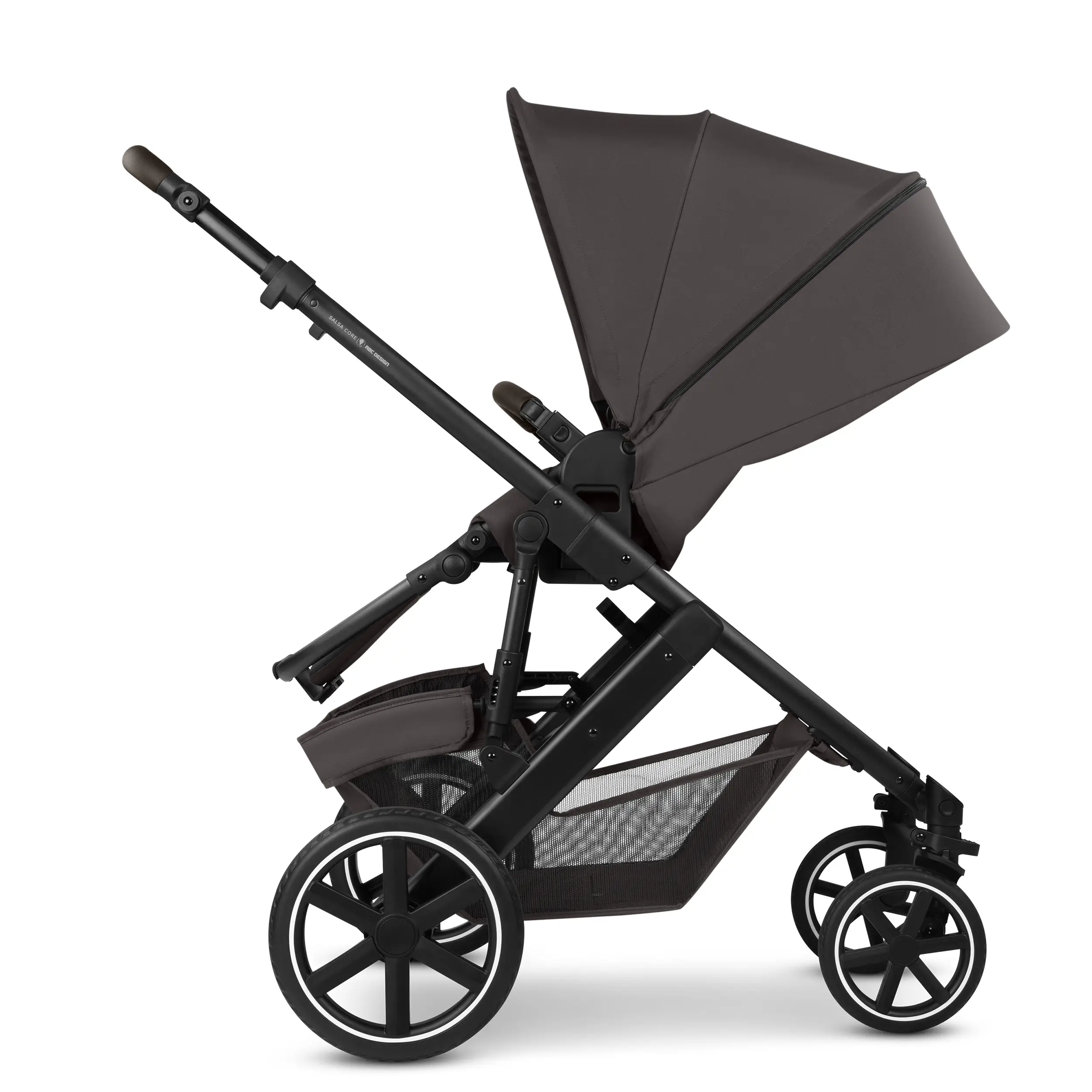 Set de cochecito 3en1 Salsa Core con silla de coche Calla con función de reclinación - Falcon