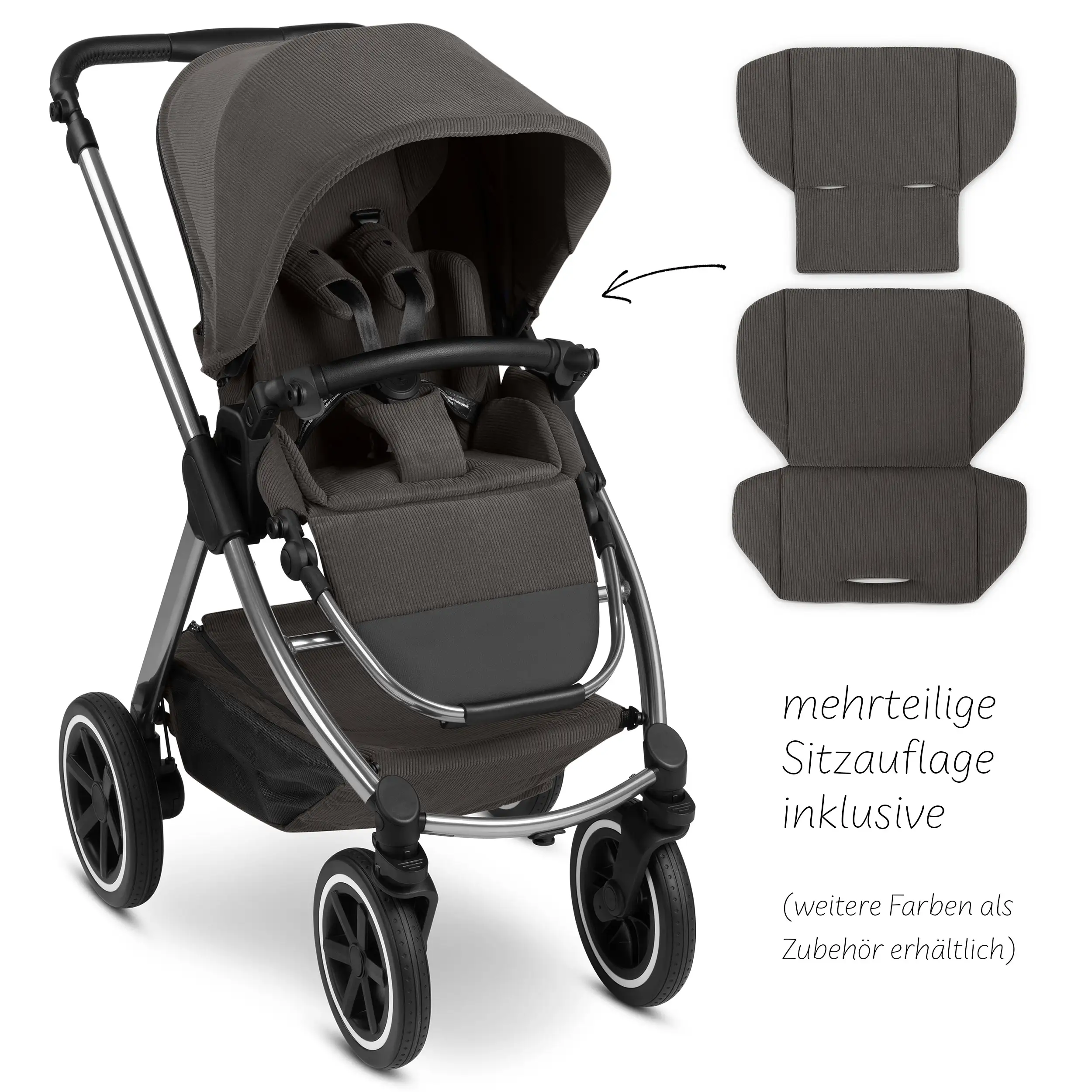 Set de cochecito 3en1 Samba 2 incl. silla de auto - Almond