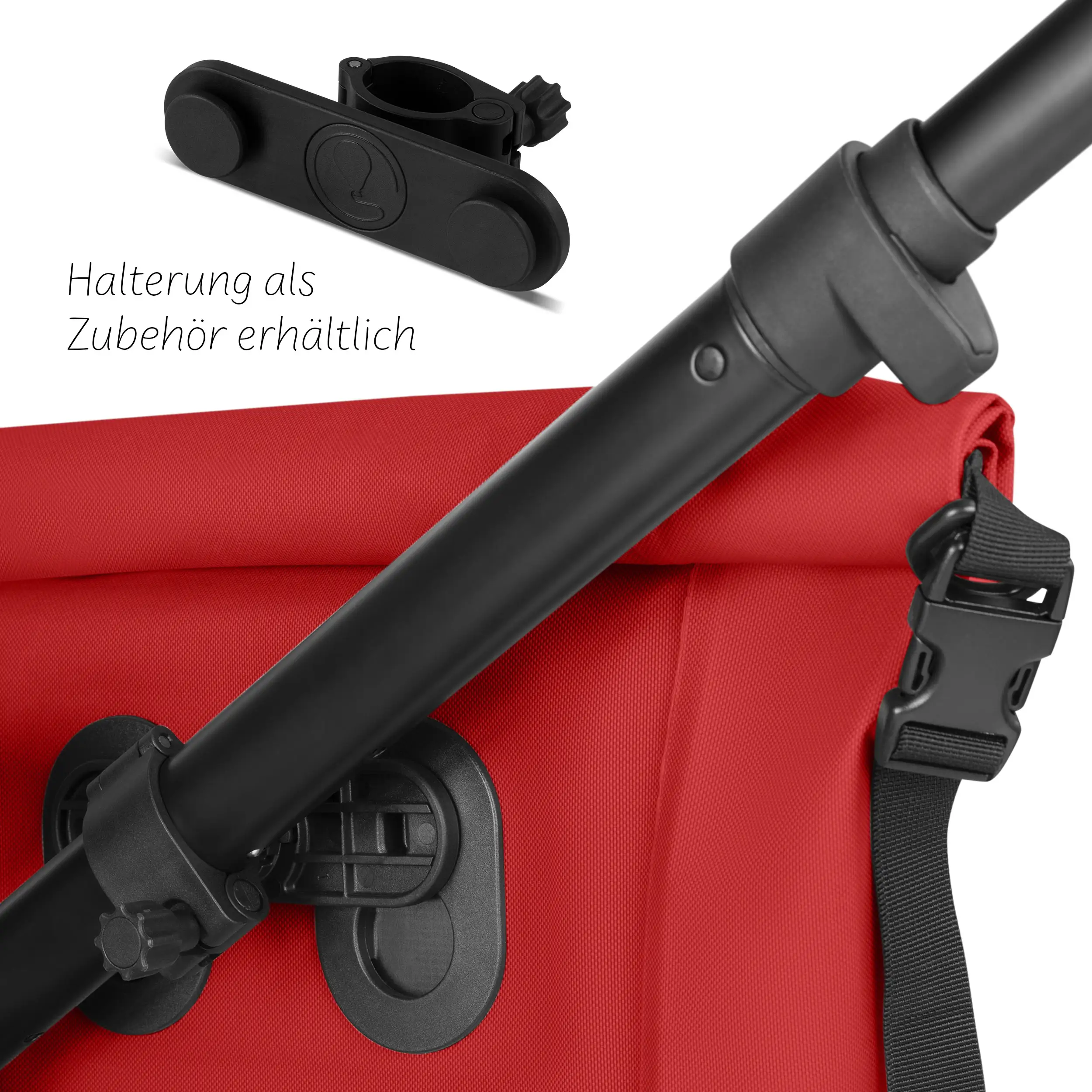 Bolsa de sillín Sion 20L para cochecito, remolque para bicicleta y uso diario - Mango