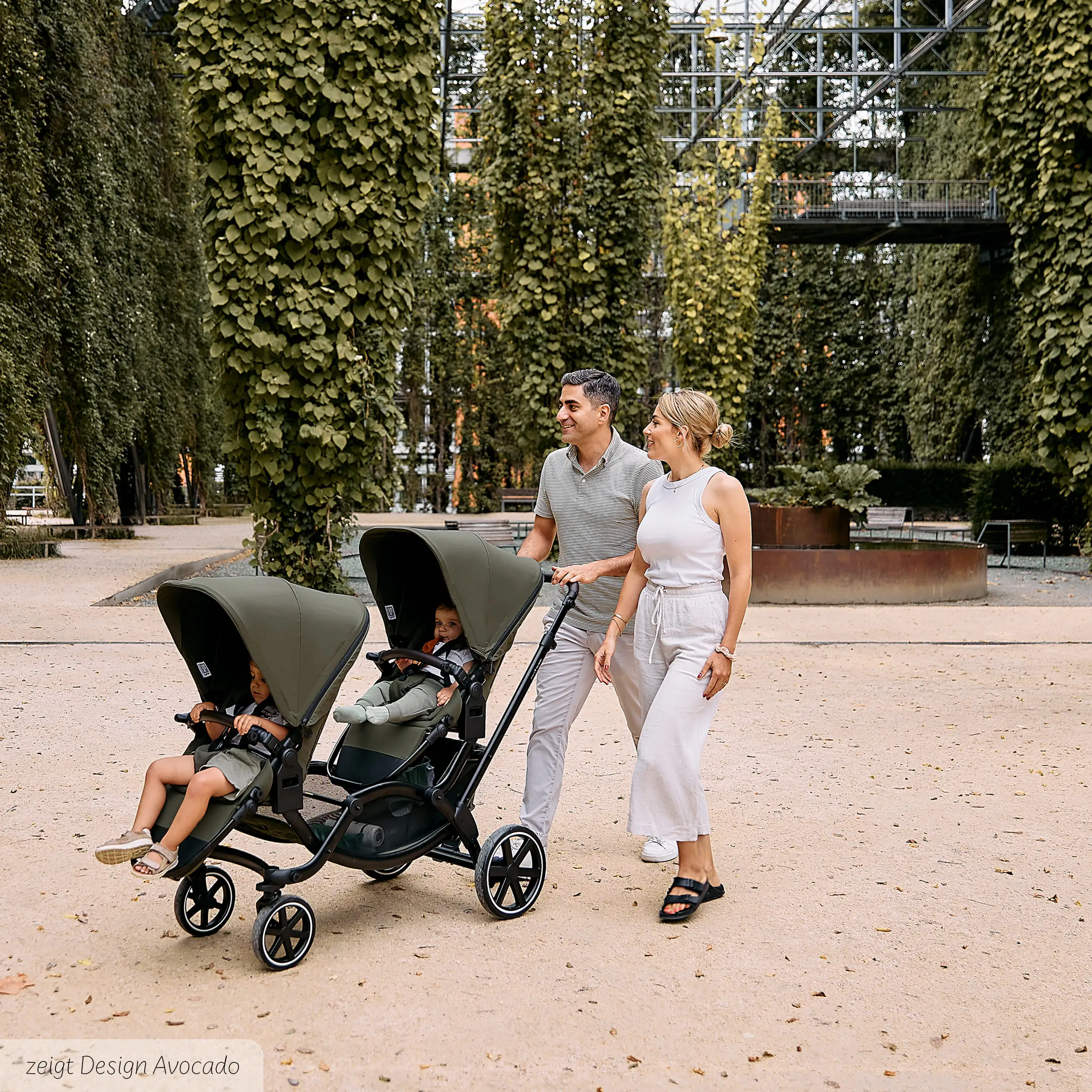 Coche gemelar Zoom 2 - Coal