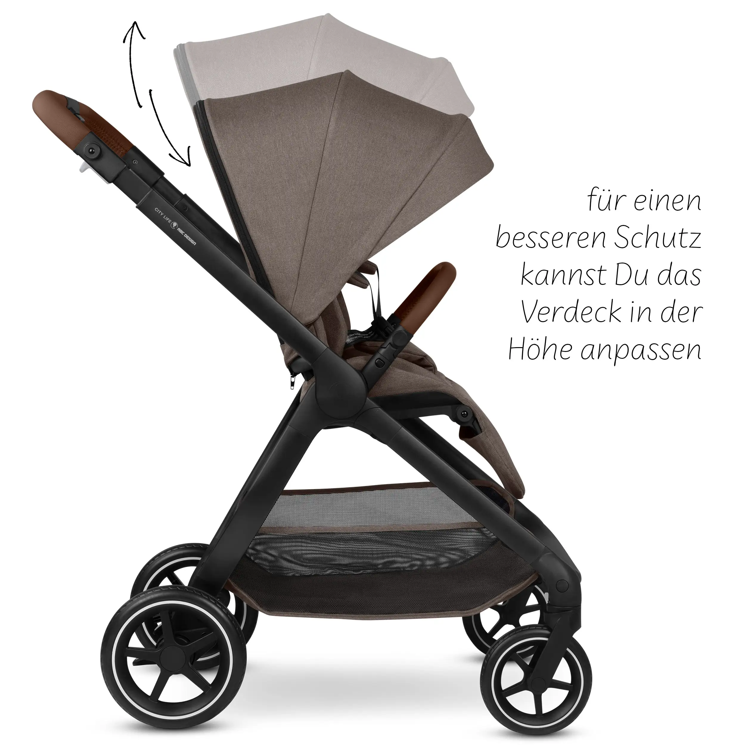 Set de cochecito 3en1 City Life con silla de auto Maxi-Cosi Pebble 360 Pro 2 - Nature