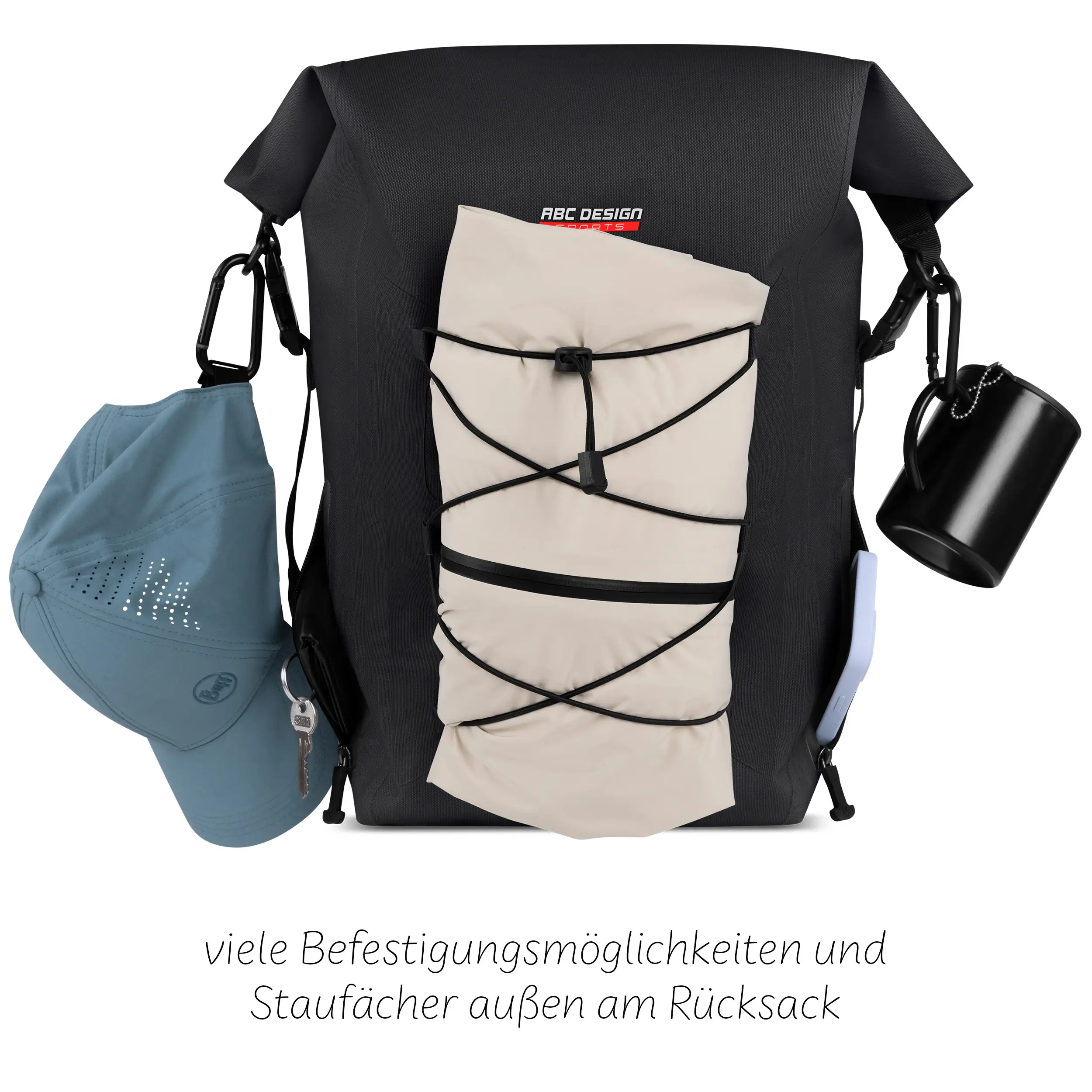 Mochila outdoor premium Lausanne 20L para ciudad y naturaleza - Ink