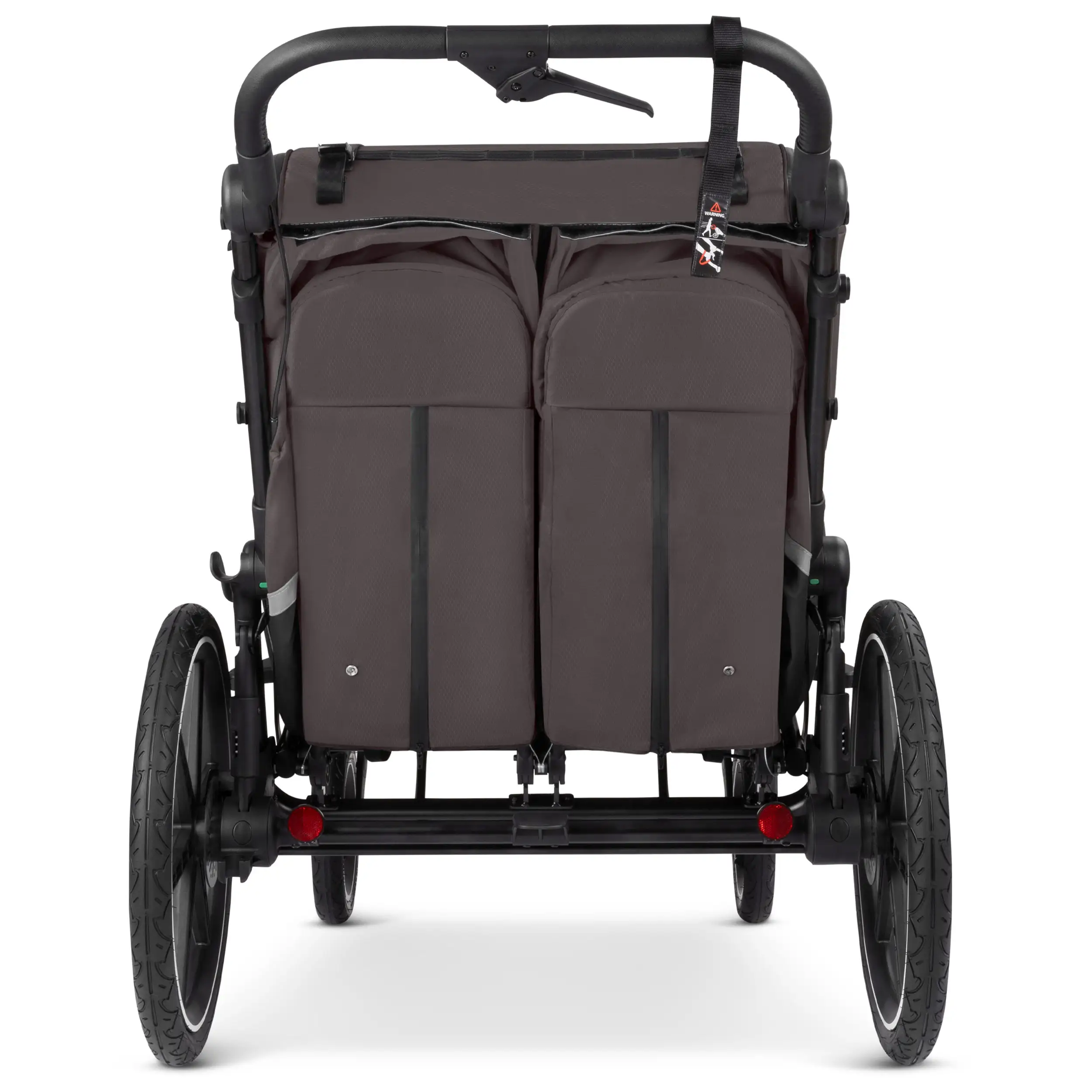 Remolque para bicicleta Tour 2 con 2 cómodos asientos y ruedas neumáticas - Falcon