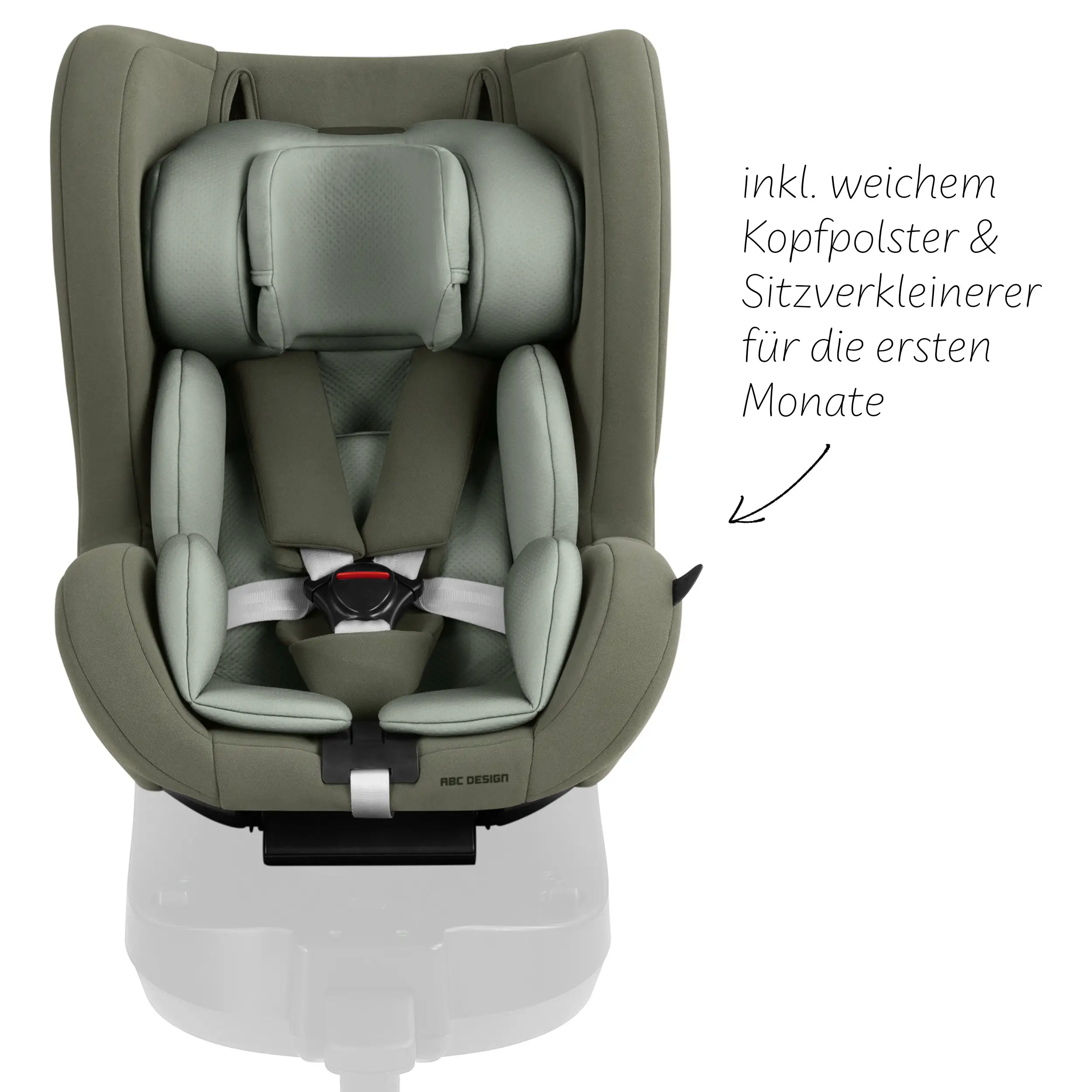 Silla de auto Lily i-Size incl. base ISOFIX giratoria Root - Sage