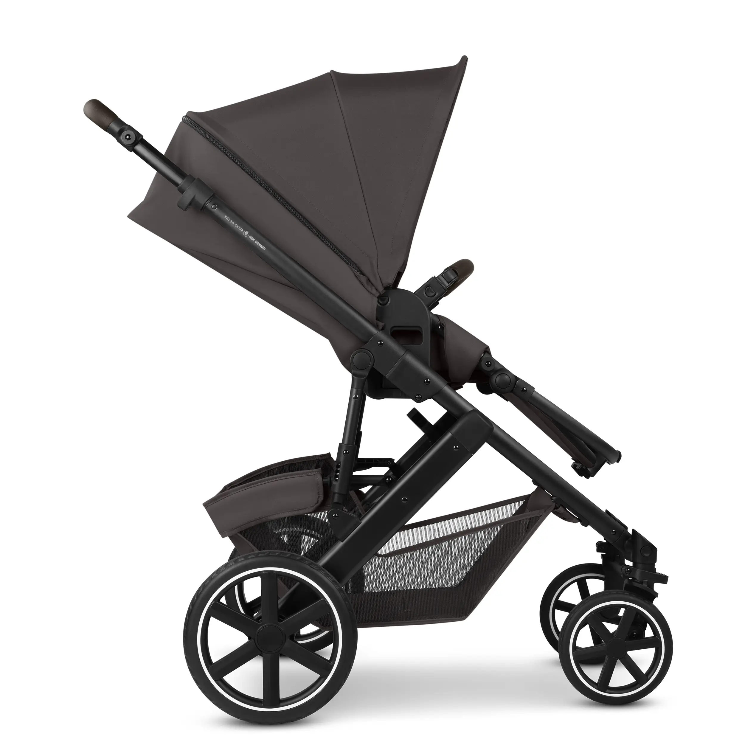 Set de cochecito 3en1 Salsa Core con silla de coche Calla con función de reclinación - Falcon