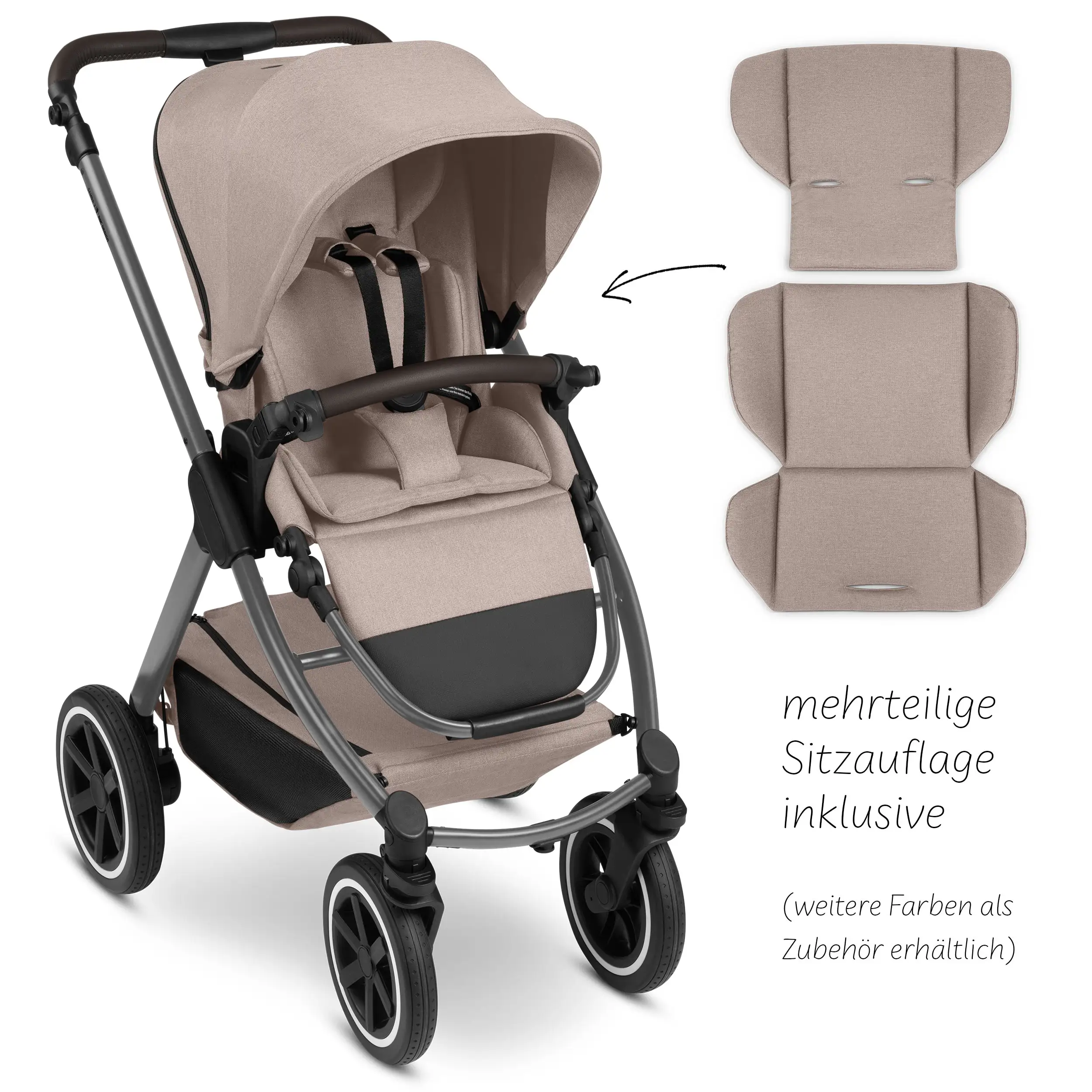 Conjunto de cochecito 4en1 Samba 2 incl. Base Isofix - Camel
