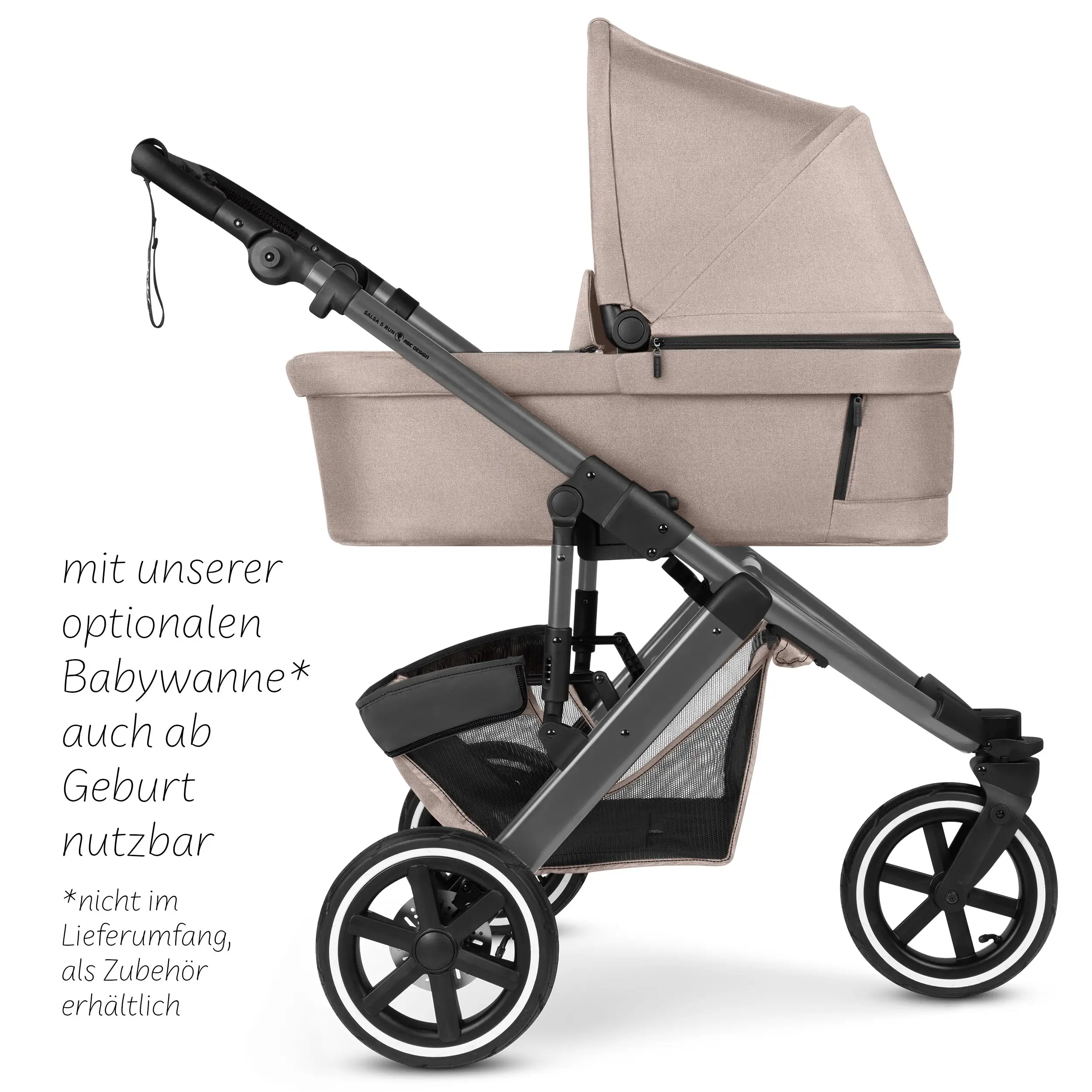 Cochecito Salsa 5 Run (con homologación deportiva) - Camel