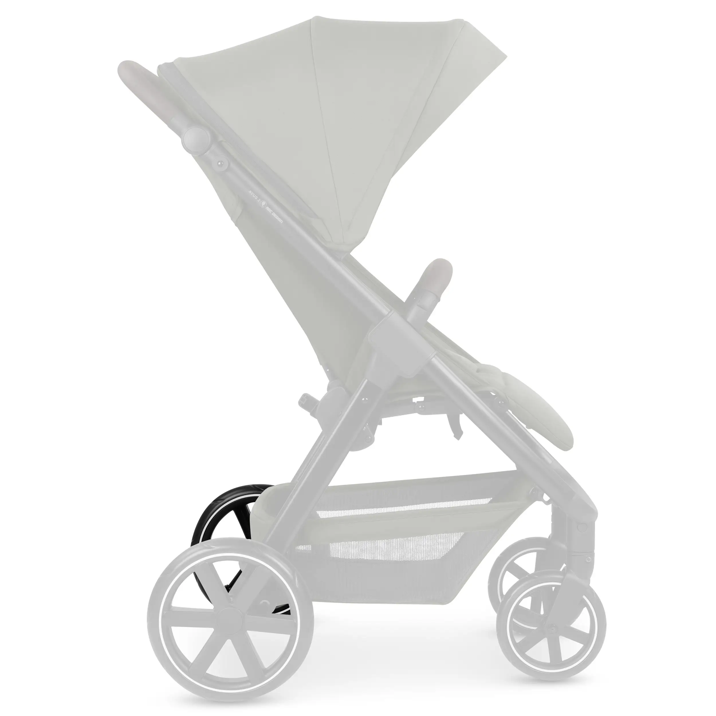 Rueda trasera para Avus 2/ Avus - Black / White Wall