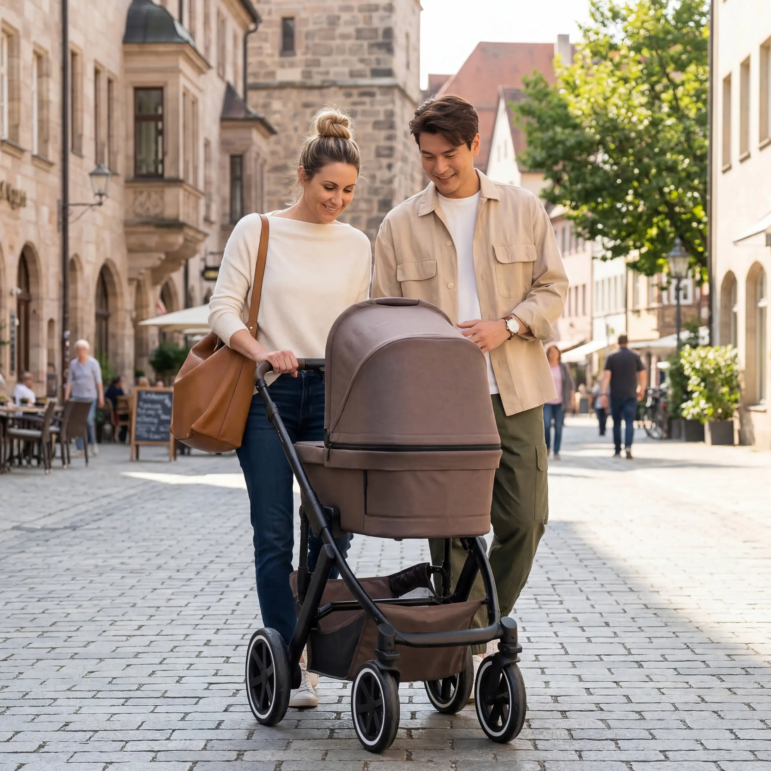 Paquete 1/2 3en1 cochecito Salsa 5 Air - Marron