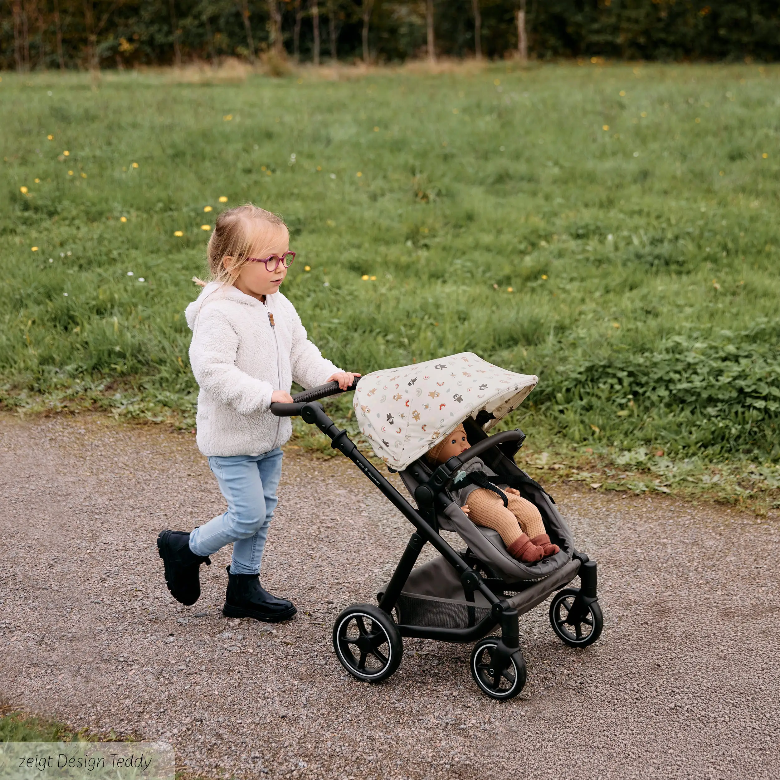 Cochecito de Muñecas Migno - Marron