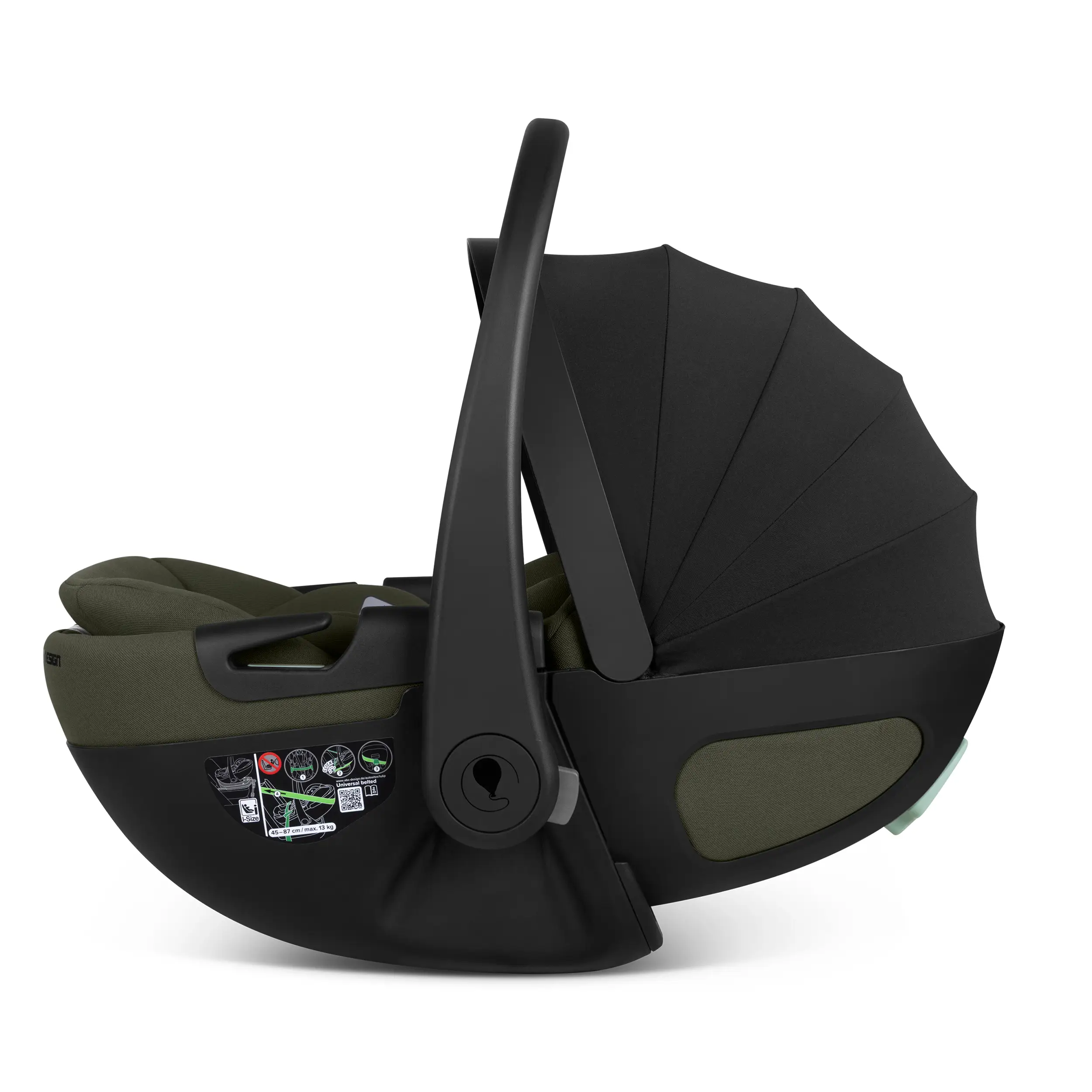 Silla de coche con función de reclinación Calla i-Size - Olive