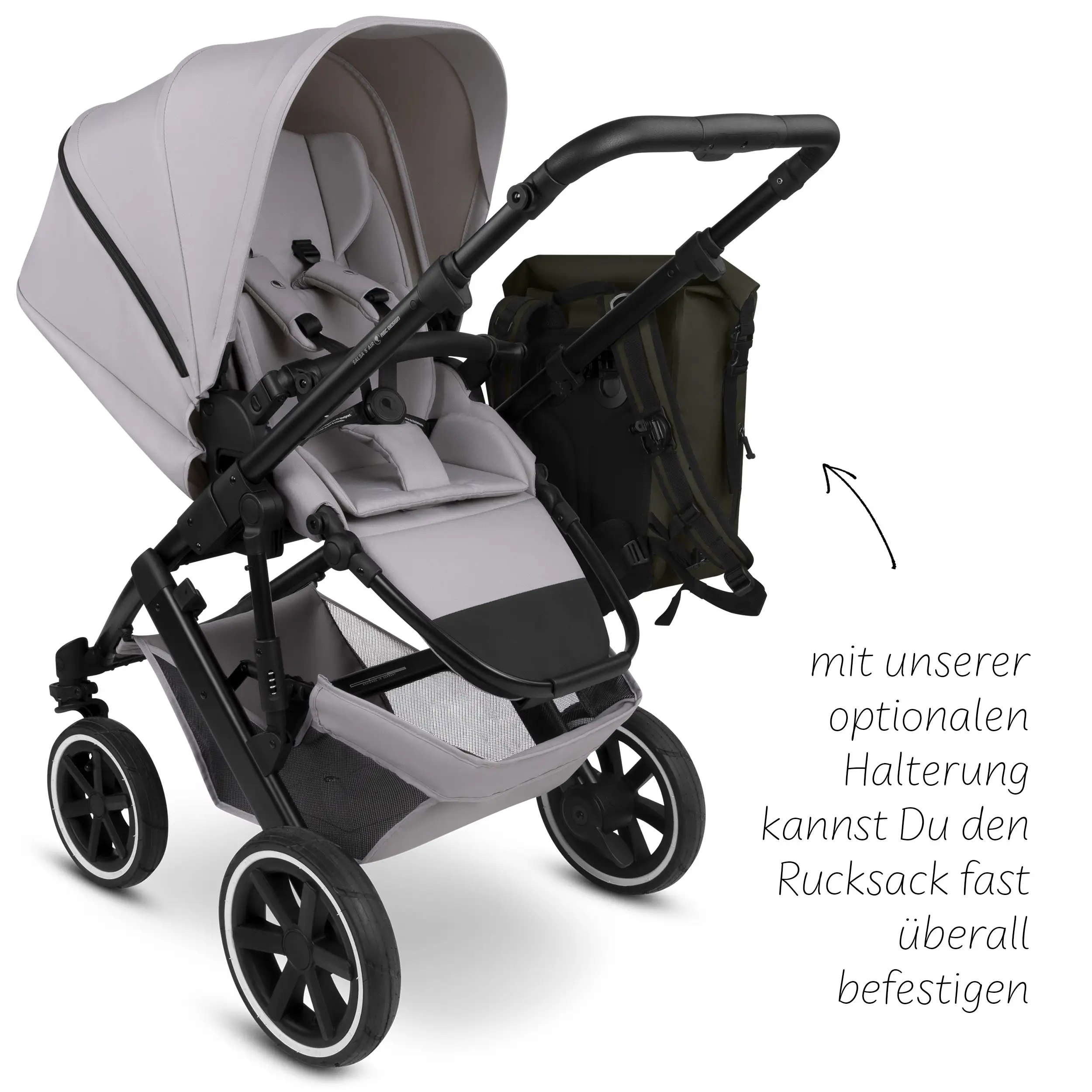 Mochila outdoor premium Lausanne 20L para ciudad y naturaleza - Avocado