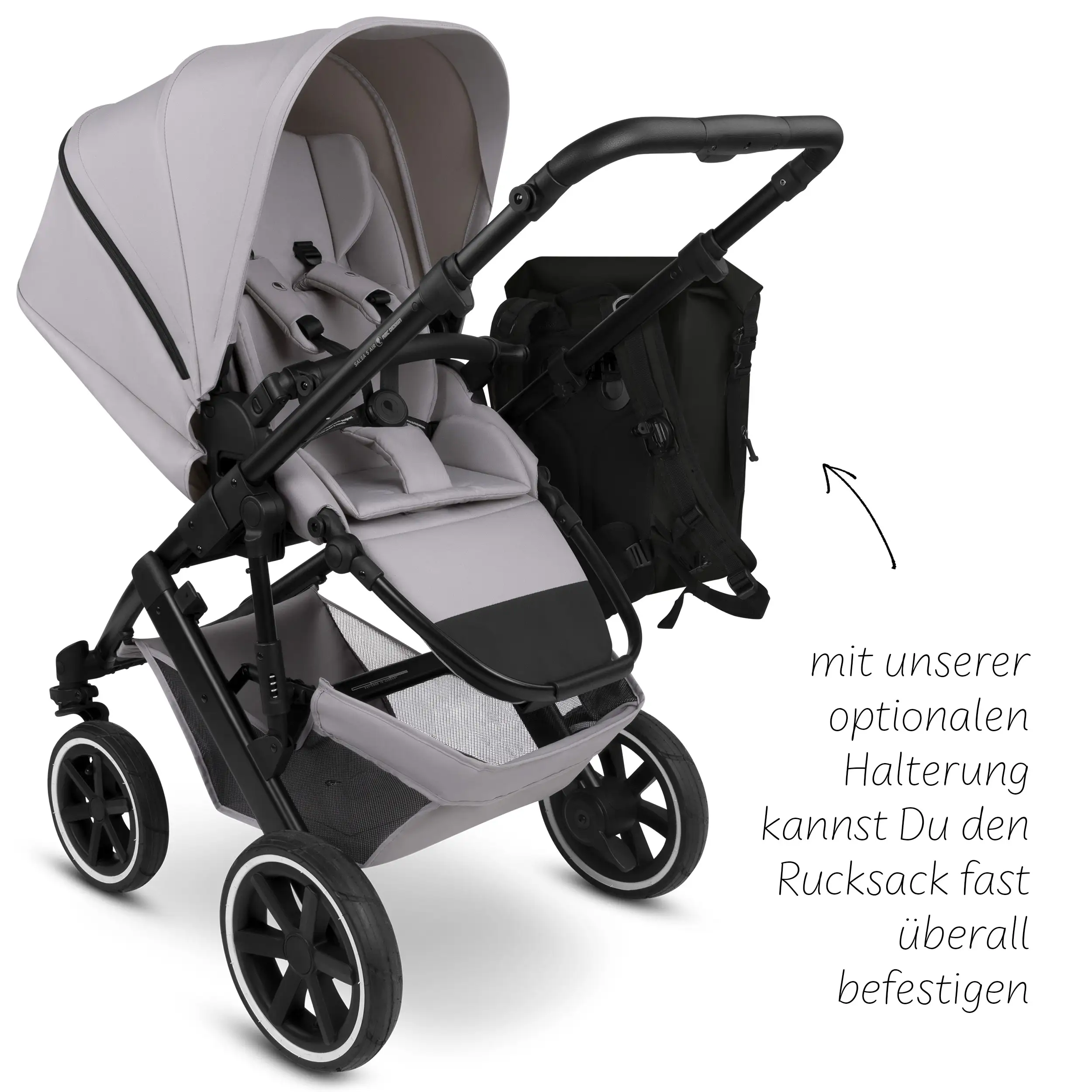 Mochila outdoor premium Lausanne 20L para ciudad y naturaleza - Ink