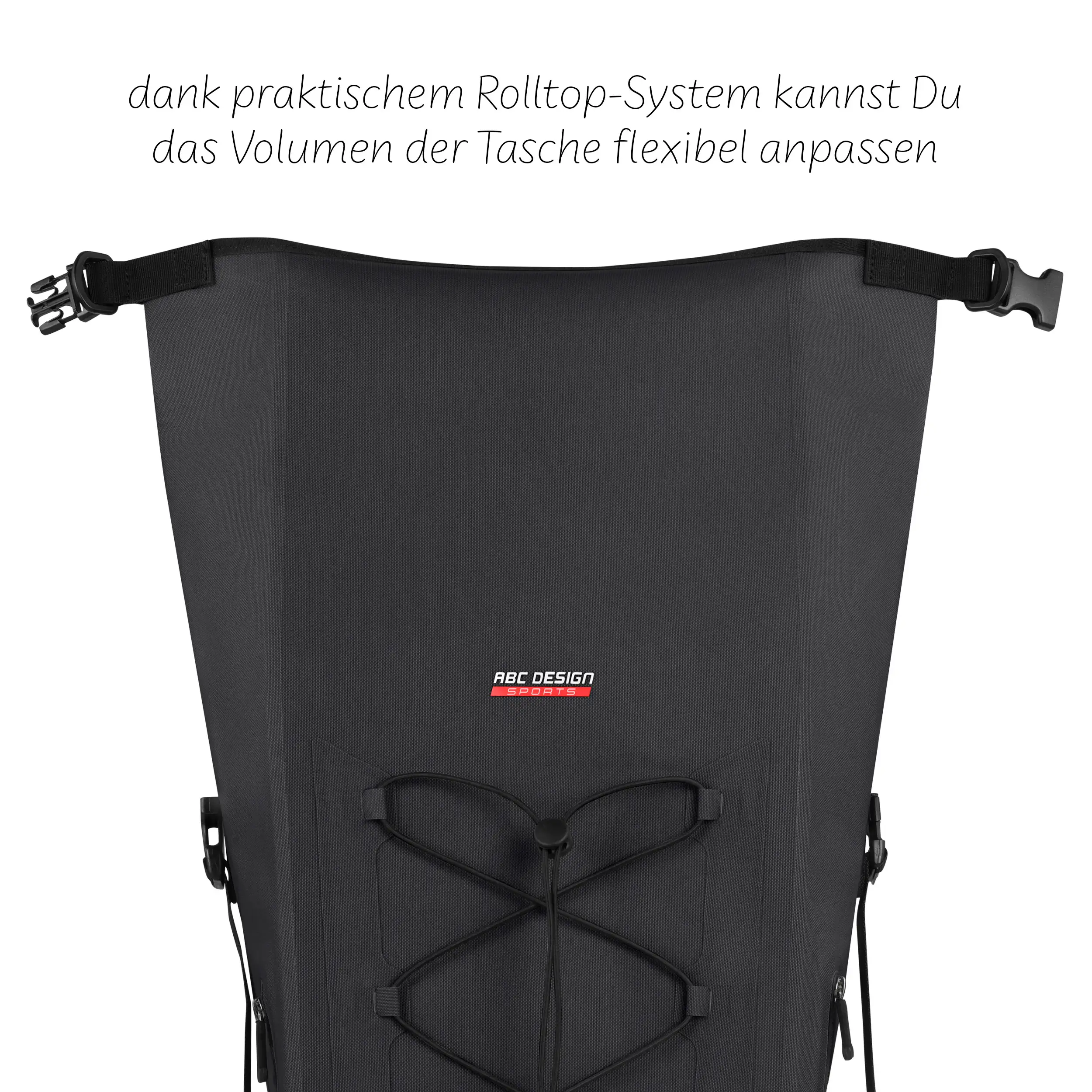 Bolsa de sillín Sion 20L para cochecito, remolque para bicicleta y uso diario - Ink