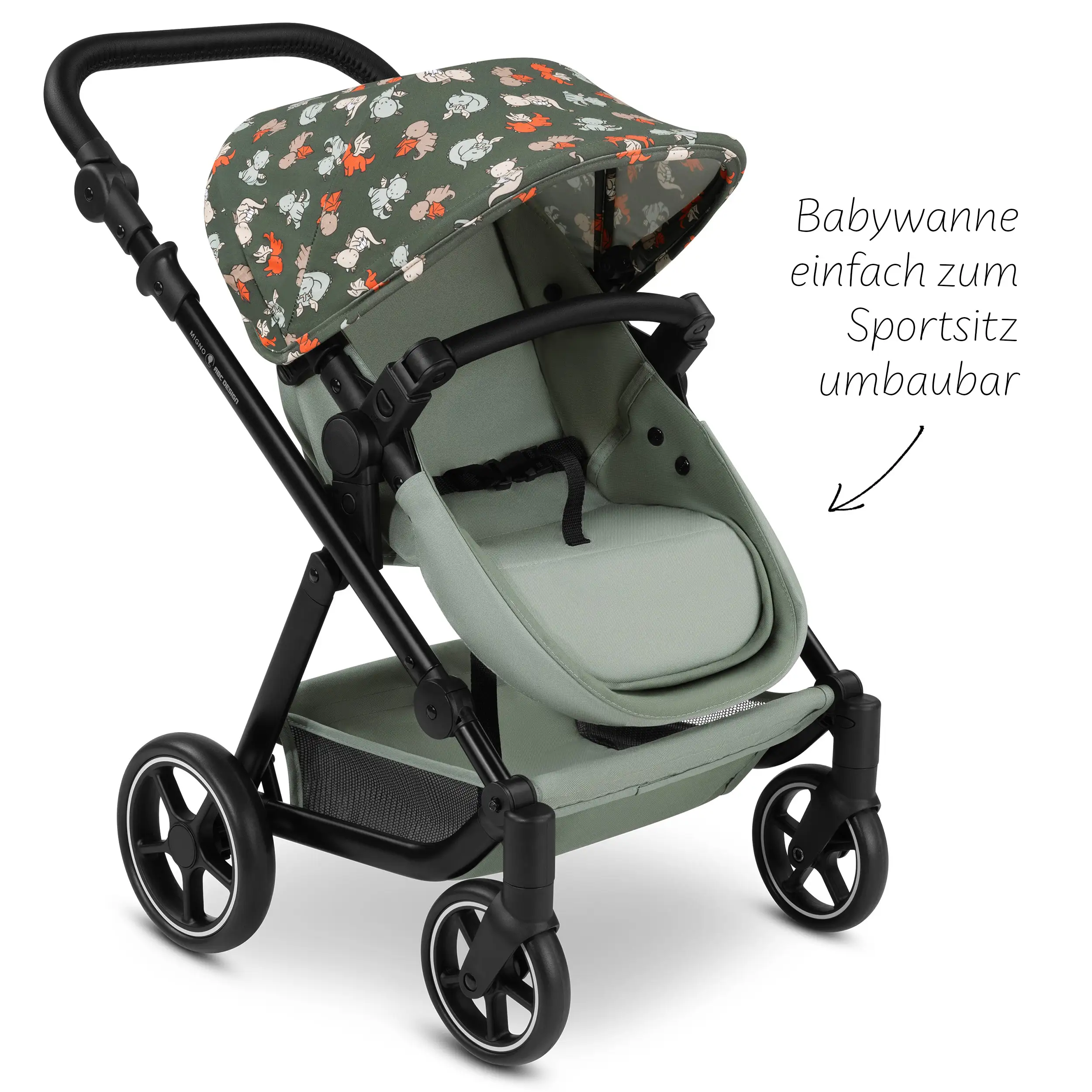 Cochecito de Muñecas Migno - Dragon