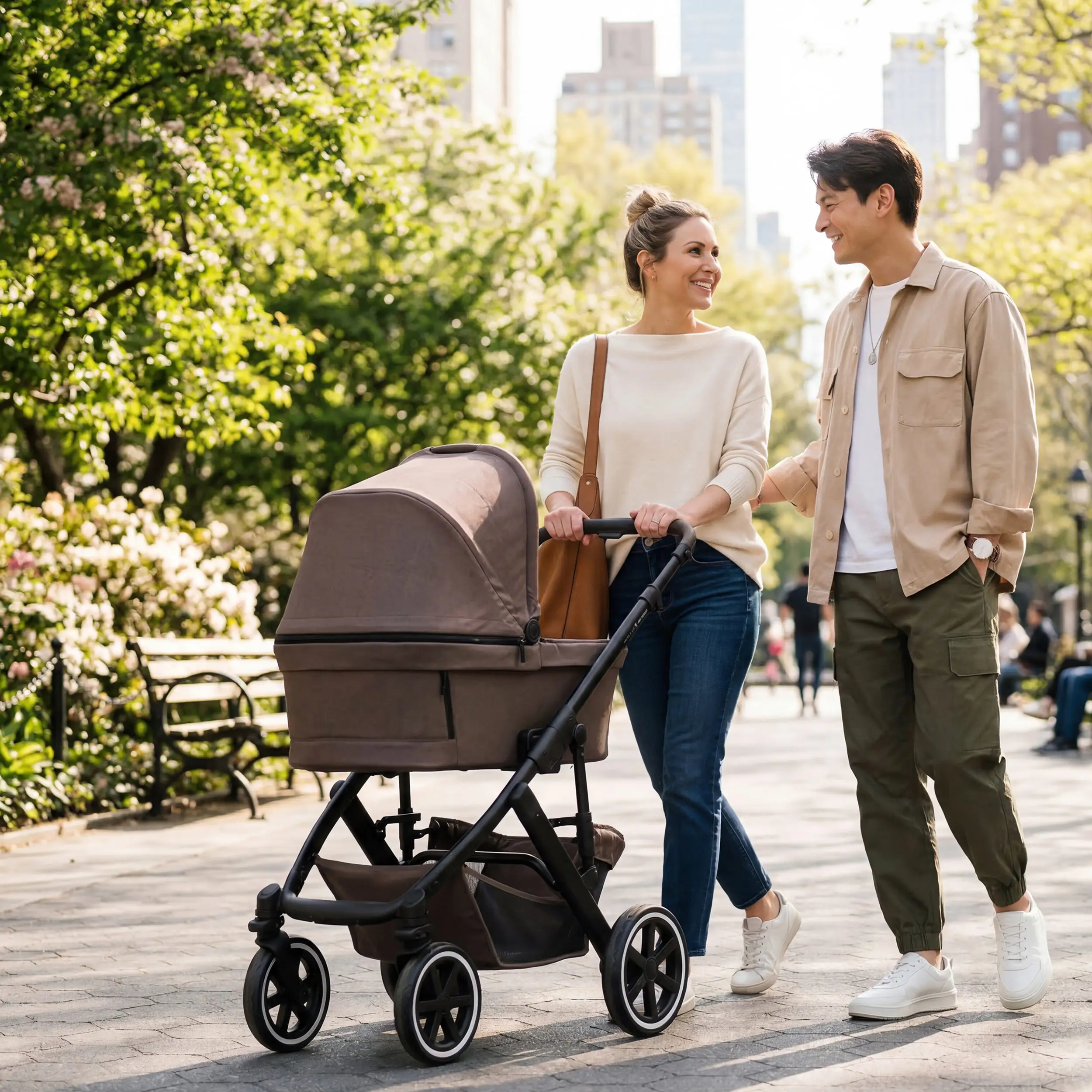 Set cochecito 3en1 Salsa 5 Air incl. Silla de Auto - Marron