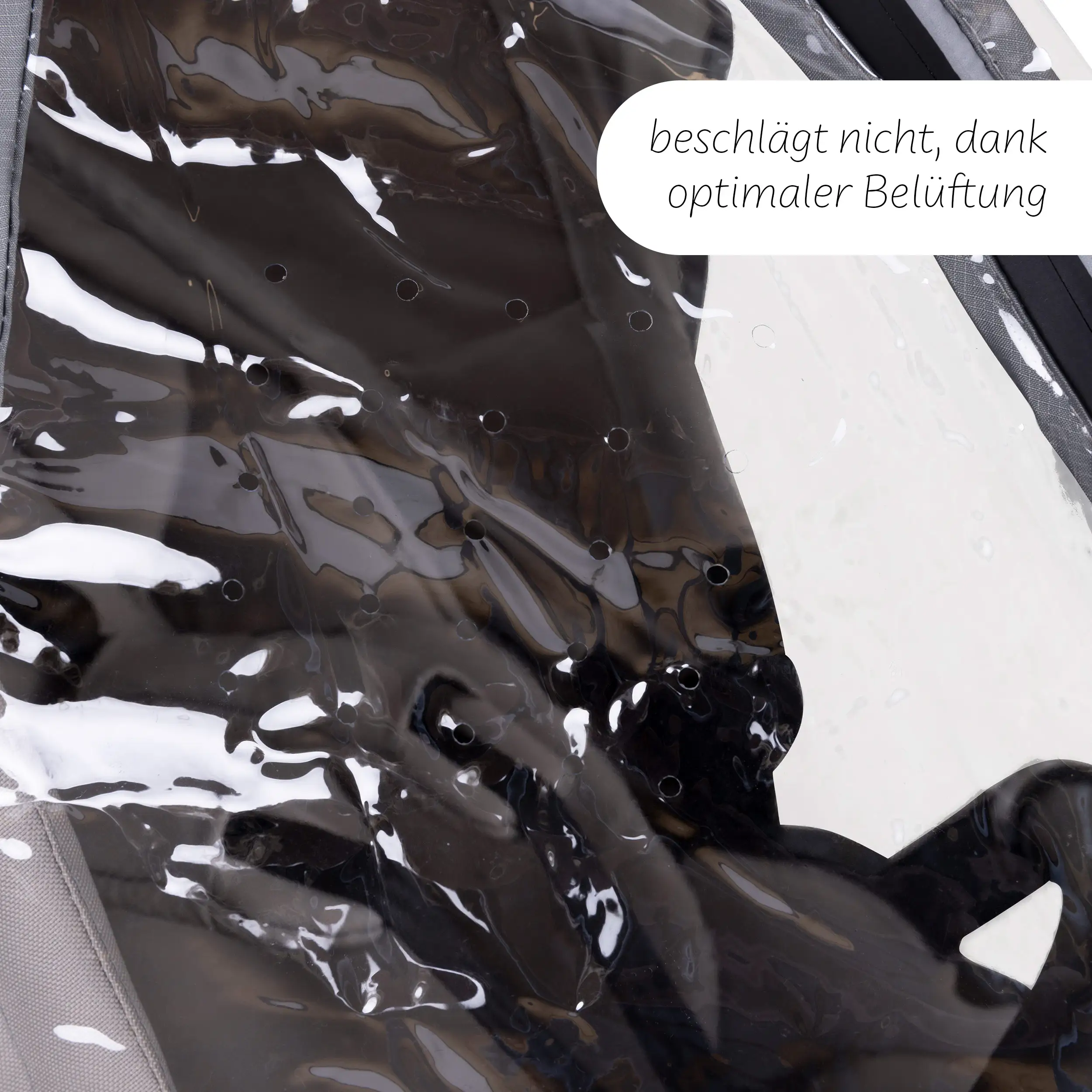 Funda impermeable 4 estaciones para cochecito 2en1 (con cremallera)