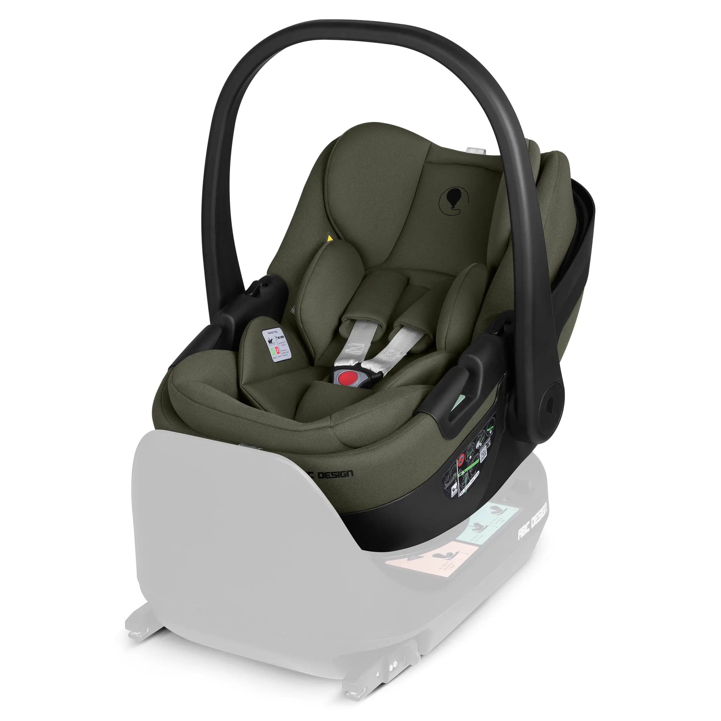 Silla de coche con función de reclinación Calla i-Size - Olive