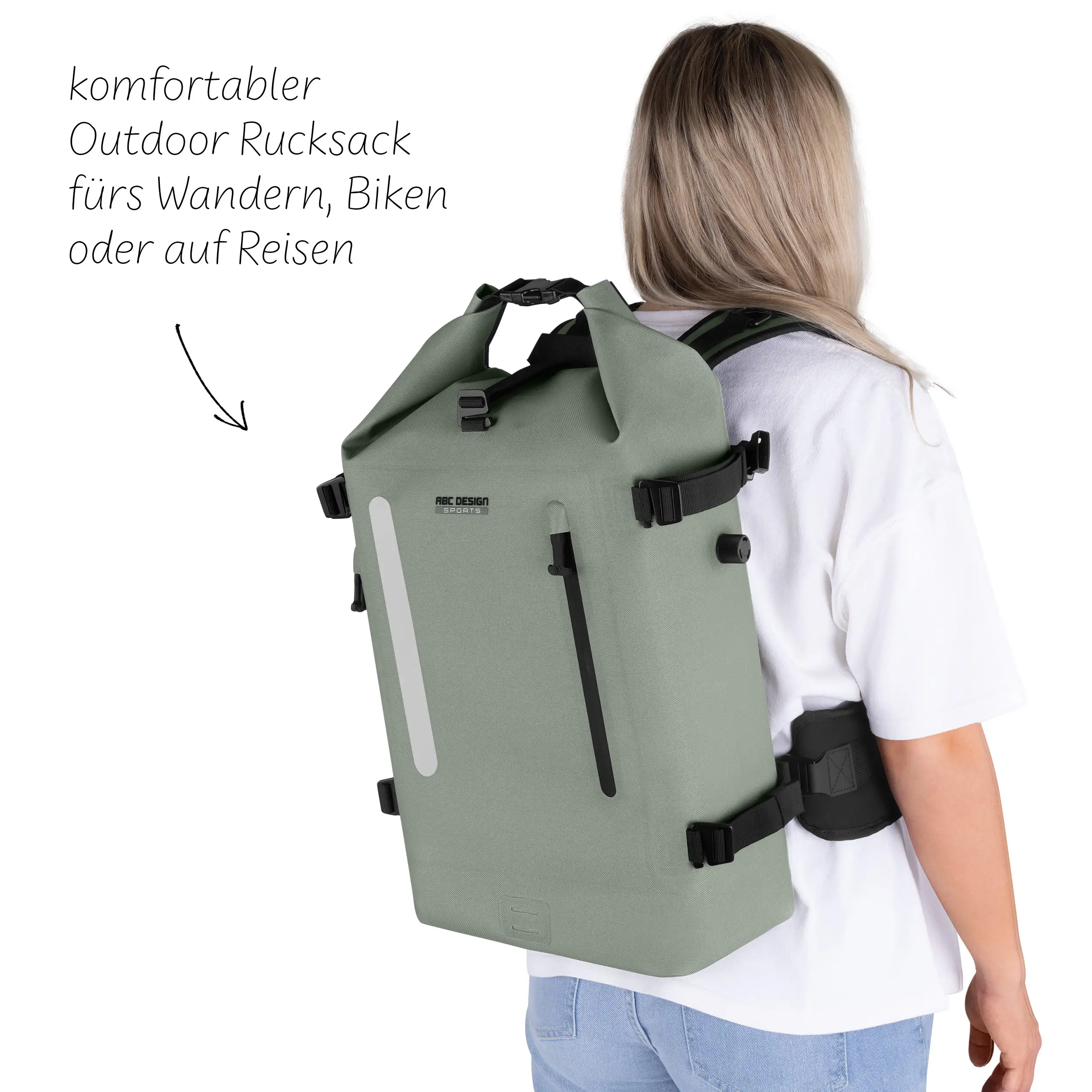 Mochila de exterior Solothurn 22L para la vida cotidiana y la aventura - Pine