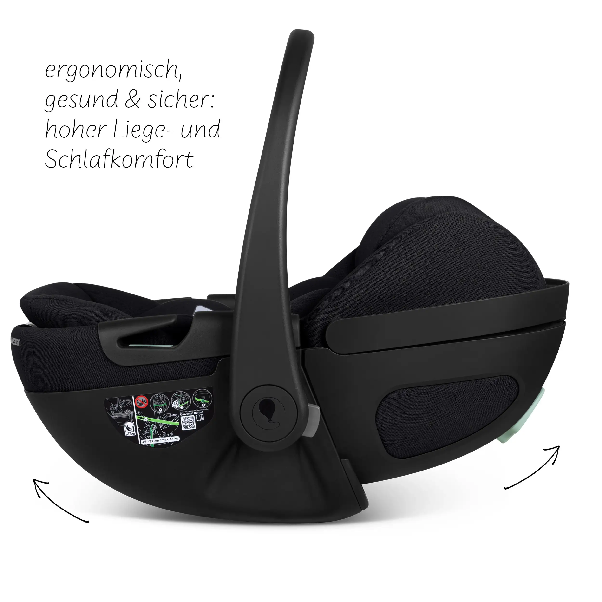 Silla de auto reclinable Calla i-Size - Ink