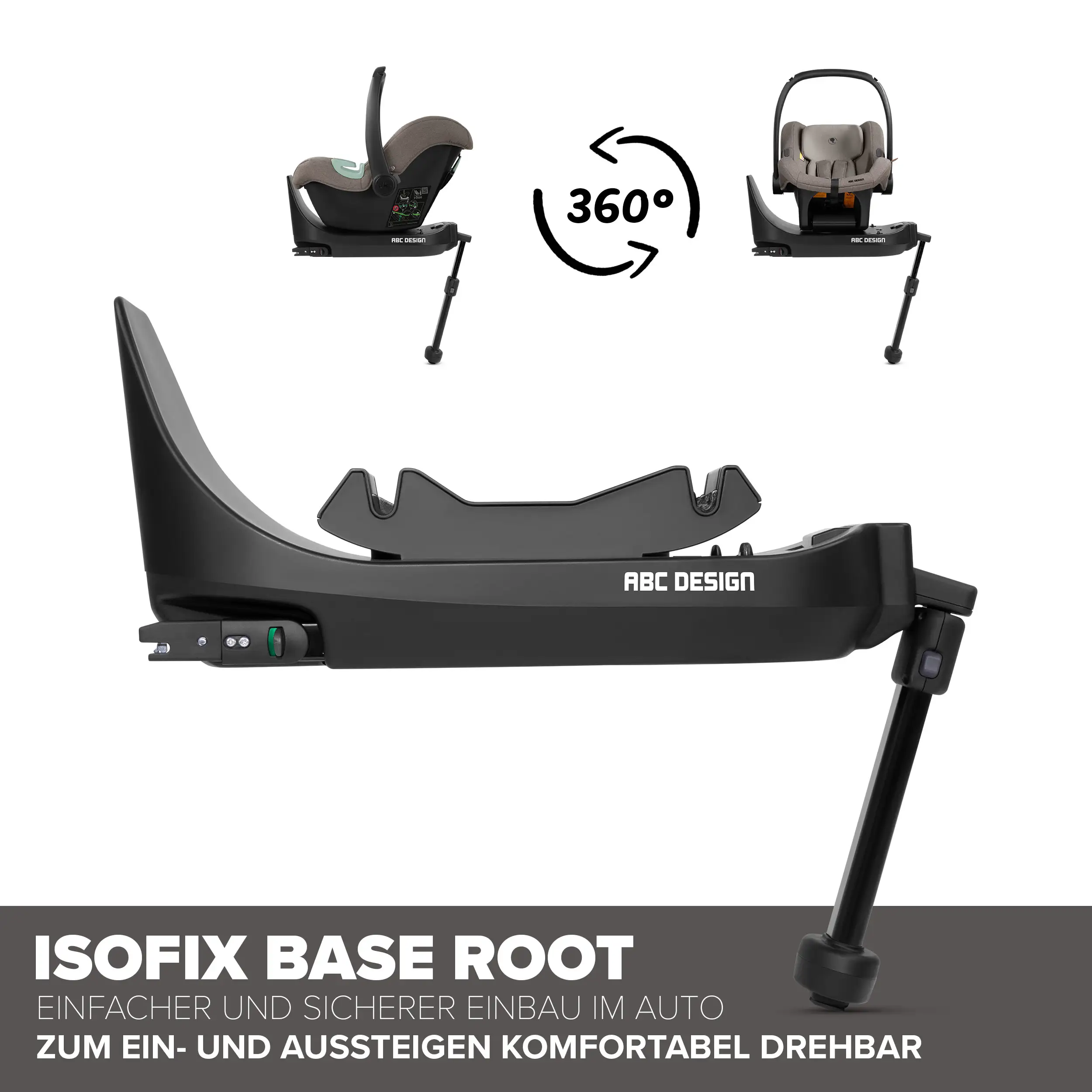 Set de cochecito 4en1 Sierra con base Isofix incluida - Nut