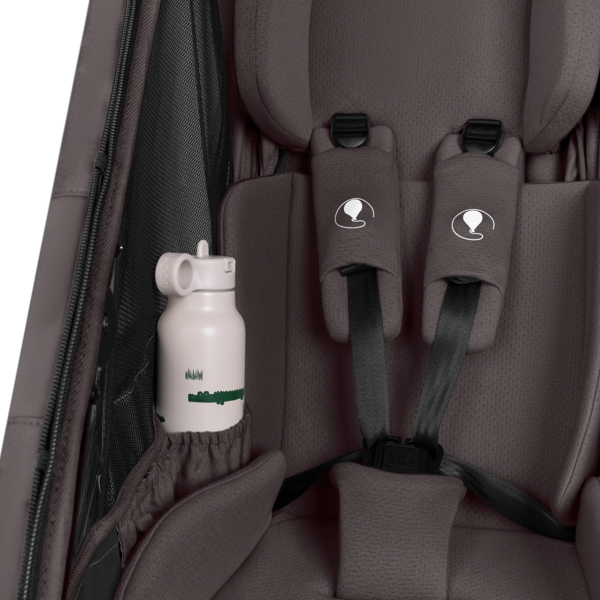 Remolque para bicicleta Tour 2 con 2 cómodos asientos y ruedas neumáticas - Falcon