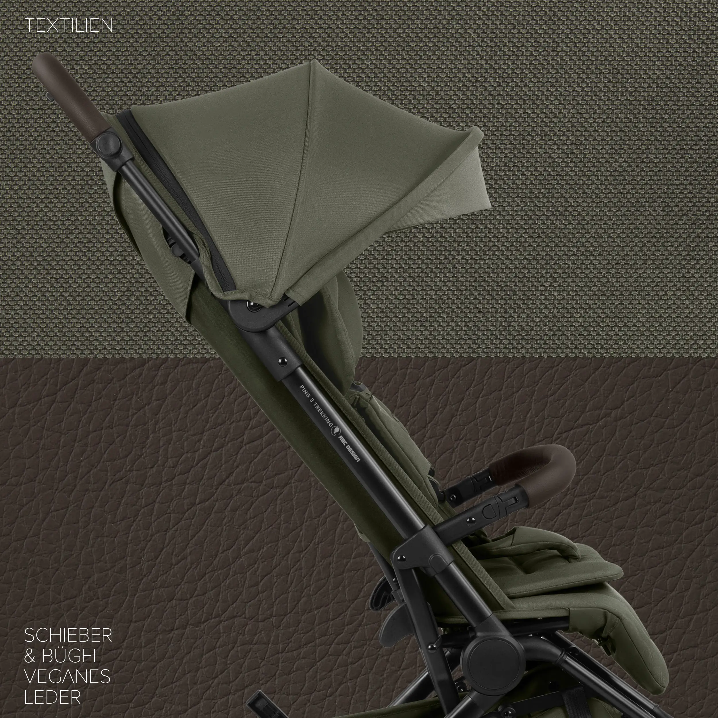 Silla de paseo Ping 3 Trekking - Avocado