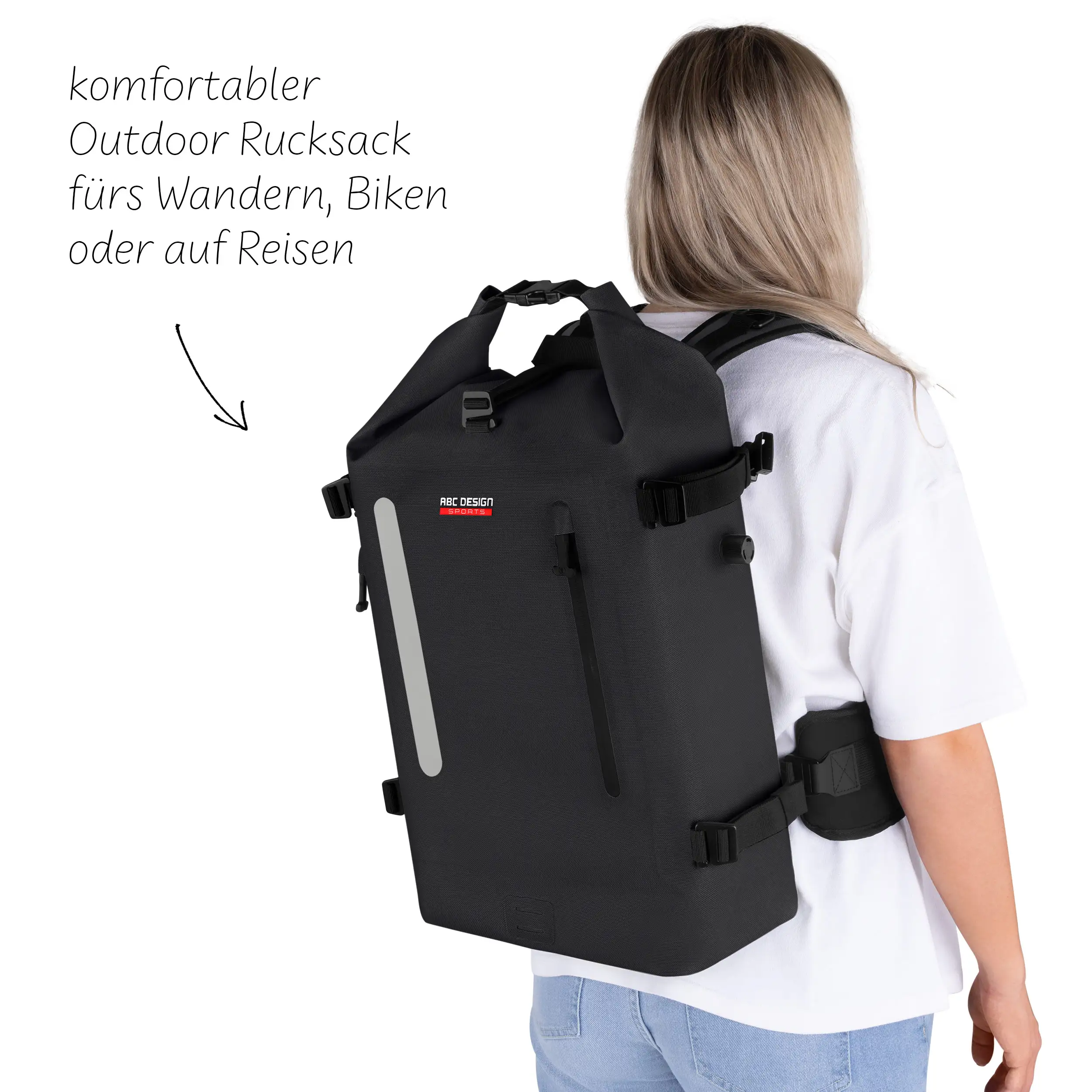 Mochila de exterior Solothurn 22L para la vida cotidiana y la aventura - Ink