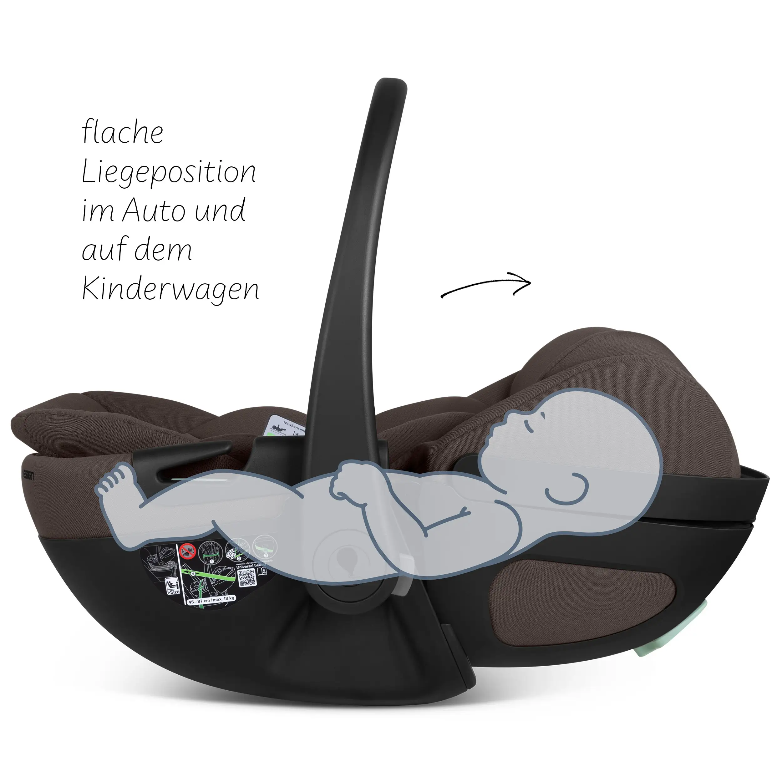 Silla de auto reclinable Calla i-Size