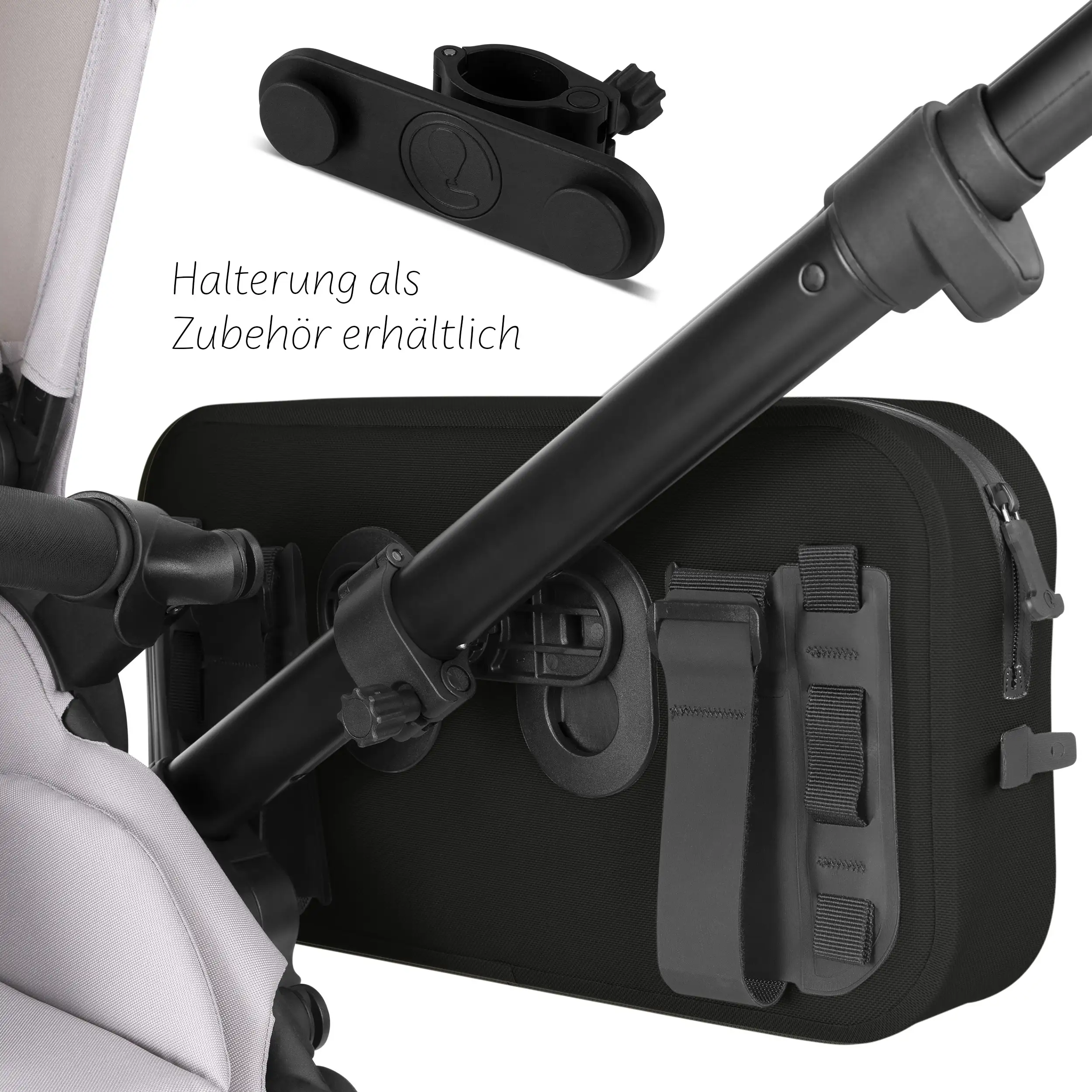 Bolsa de sillín Ginebra 4,5L para cochecitos, bicicletas y uso diario - Ink