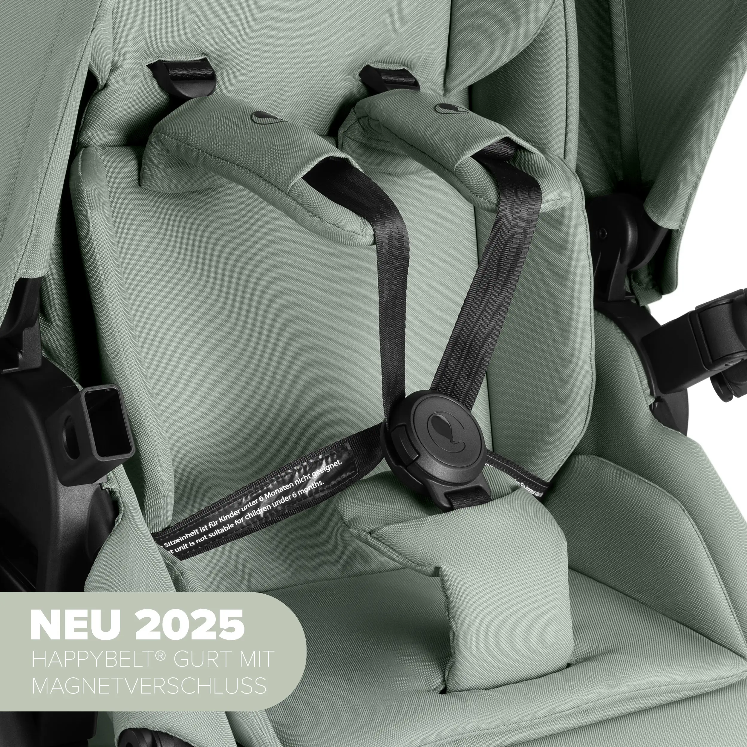 3in1-Kinderwagen-Set Salsa 5 Air inkl. Babyschale Calla mit Liegefunktion - Pine