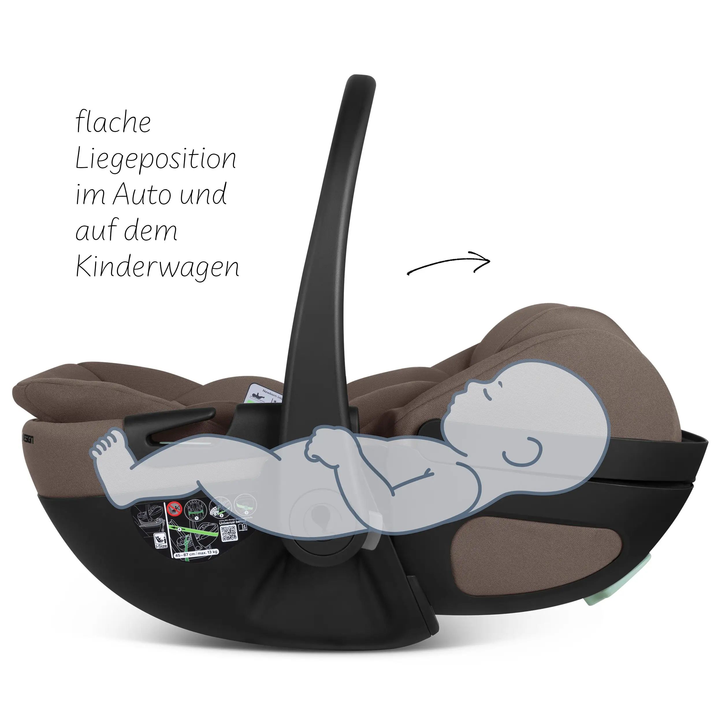 Silla de auto reclinable Calla i-Size