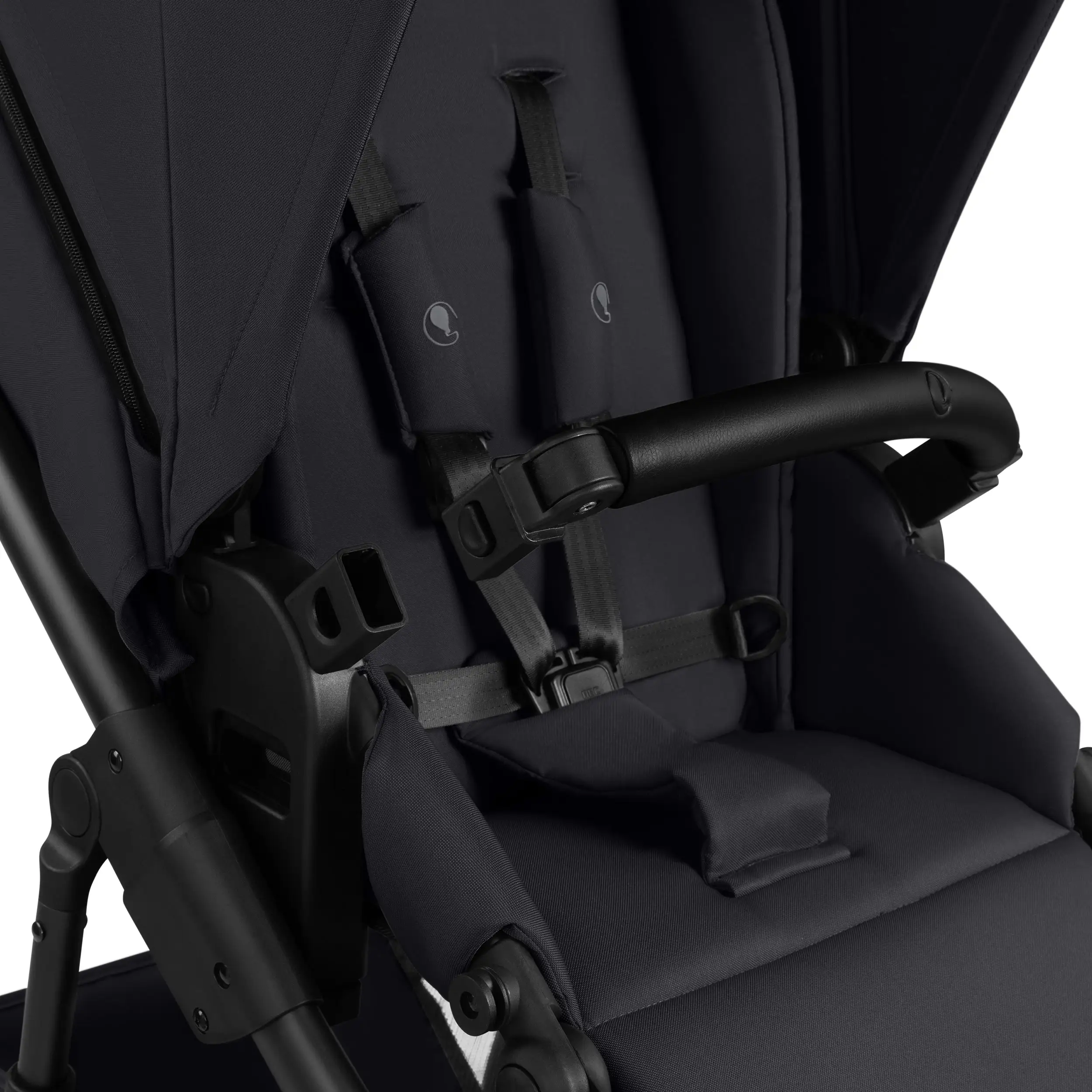 Set de cochecito 4en1 Salsa Core con silla de auto Calla reclinable y base ISOFIX Root - Ink