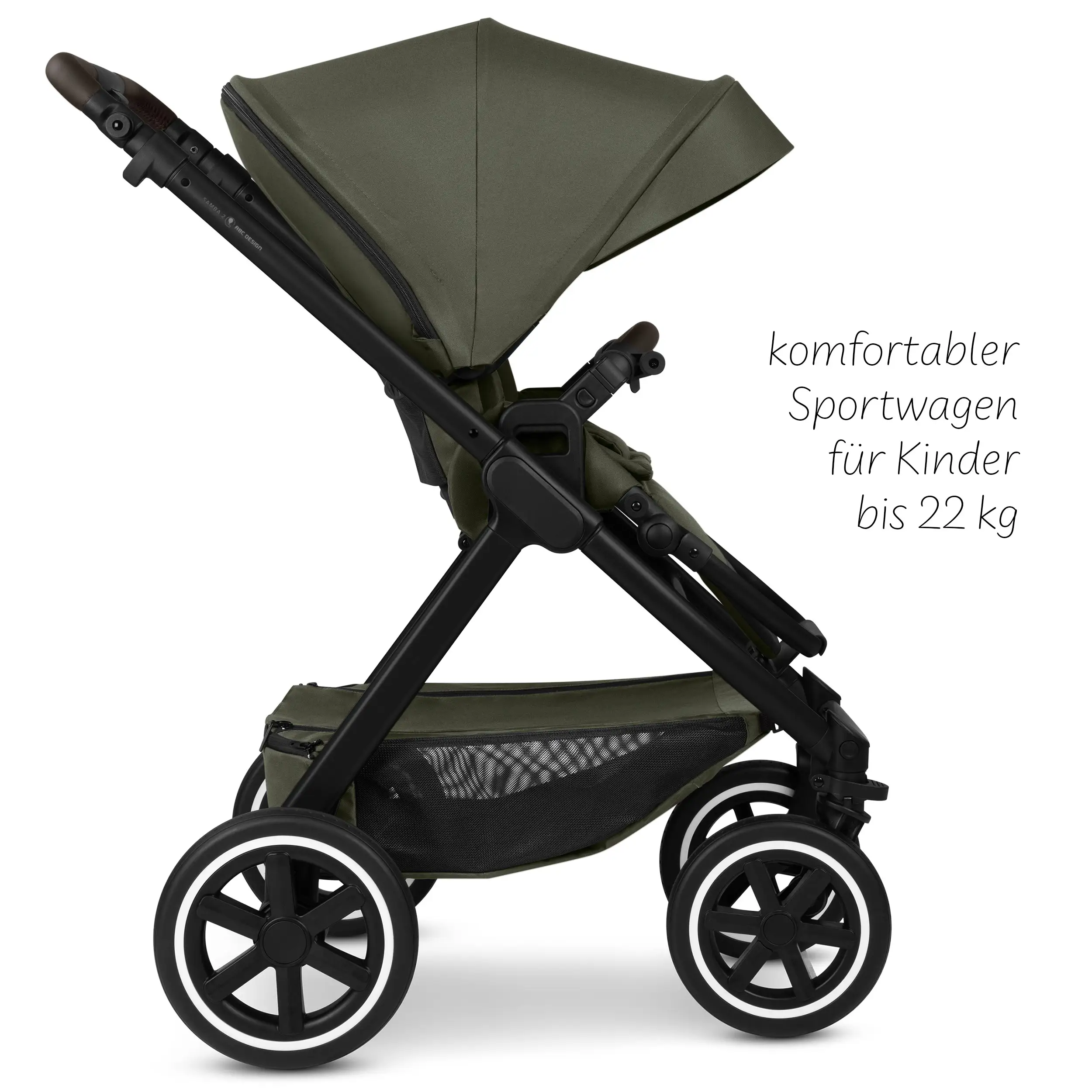 Sistema de viaje Samba 2 incl. silla de auto Calla reclinable - Avocado