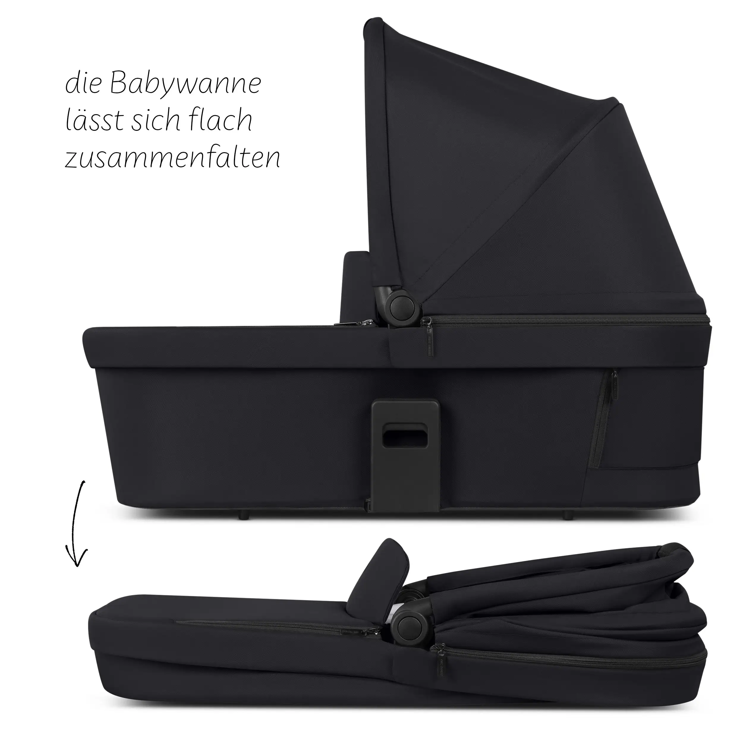 Set de cochecito 4en1 Salsa Core con silla de auto Calla reclinable y base ISOFIX Root - Ink