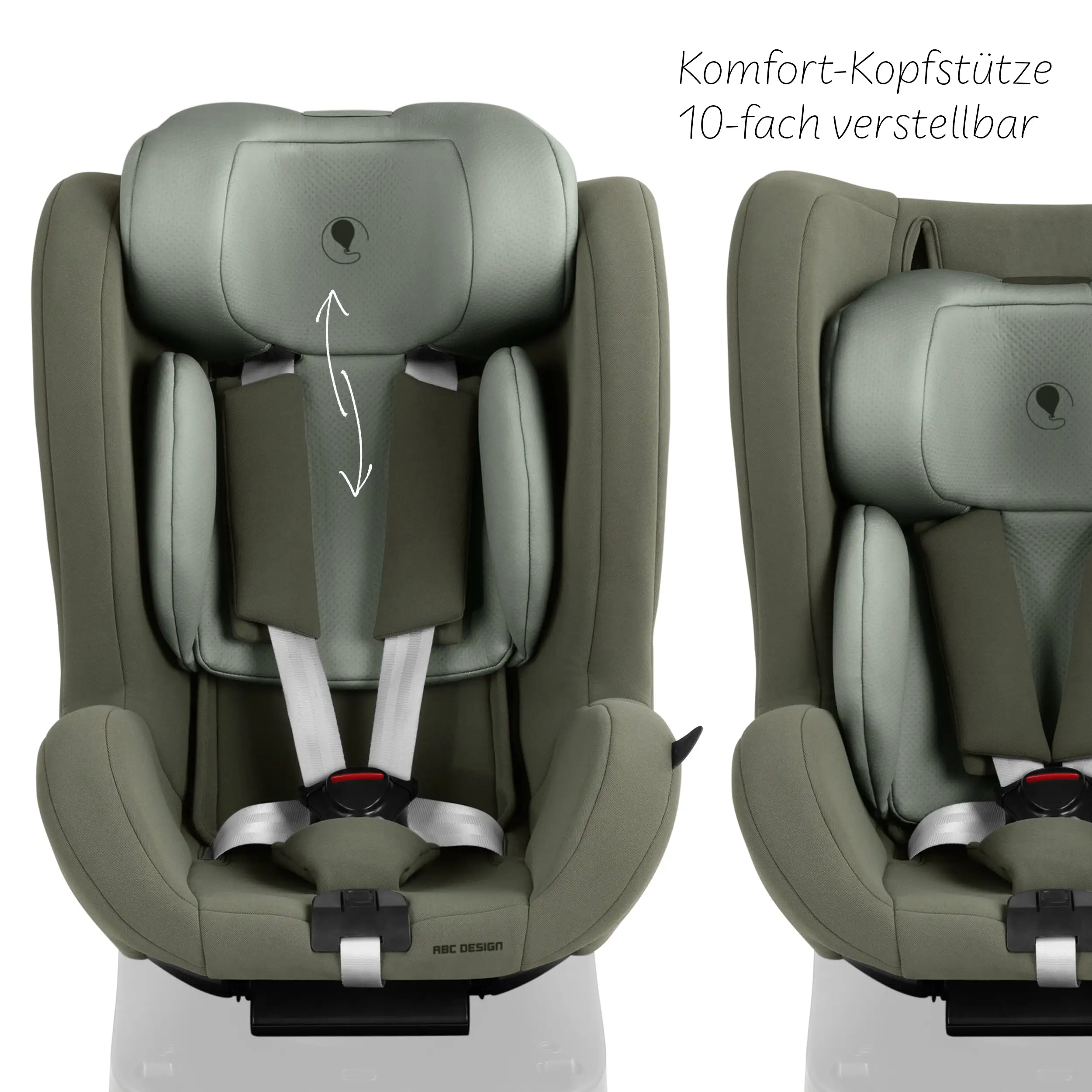 Silla de auto Lily i-Size incl. base ISOFIX giratoria Root - Sage
