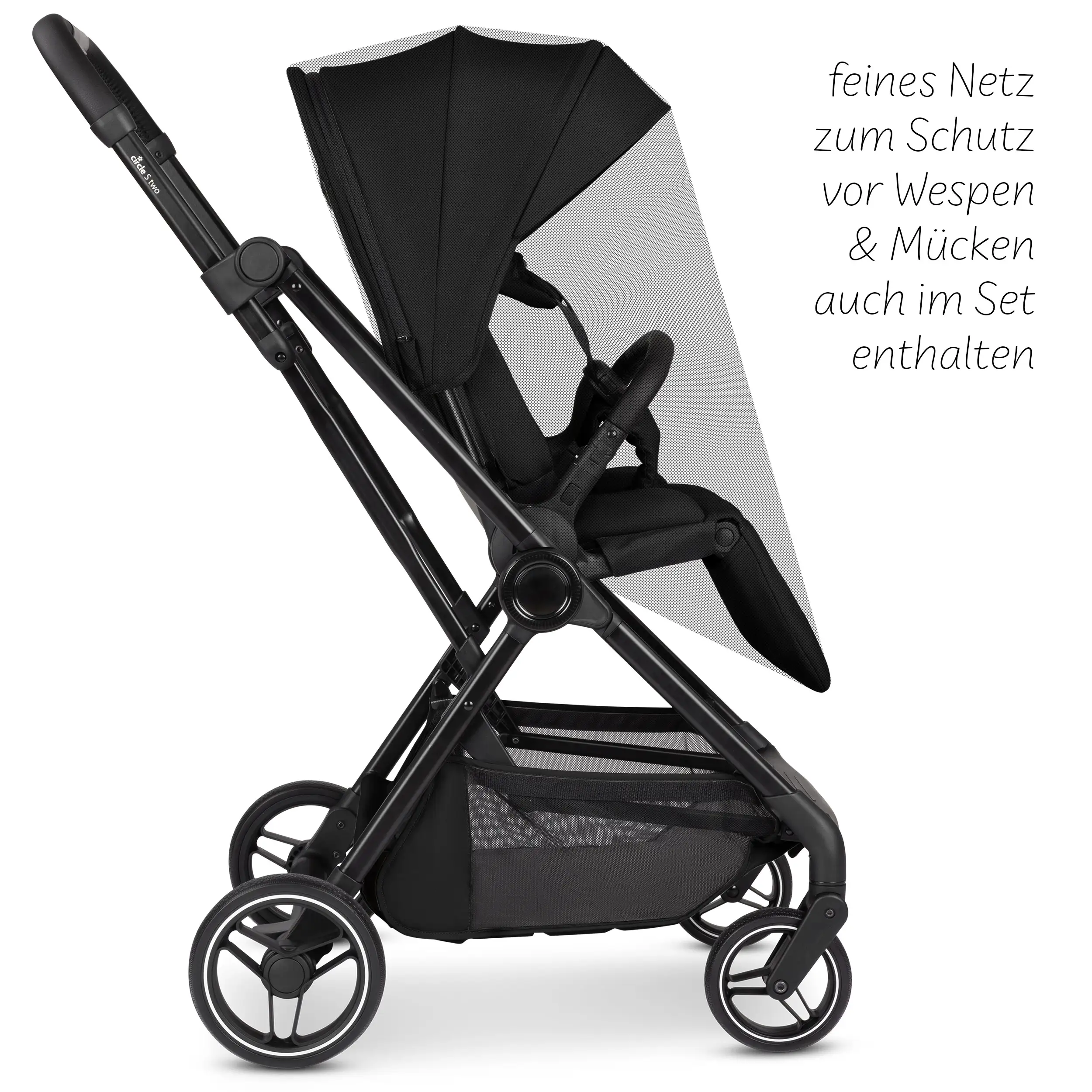 Set de accesorios para silla de paseo - Funda para lluvia y mosquitera