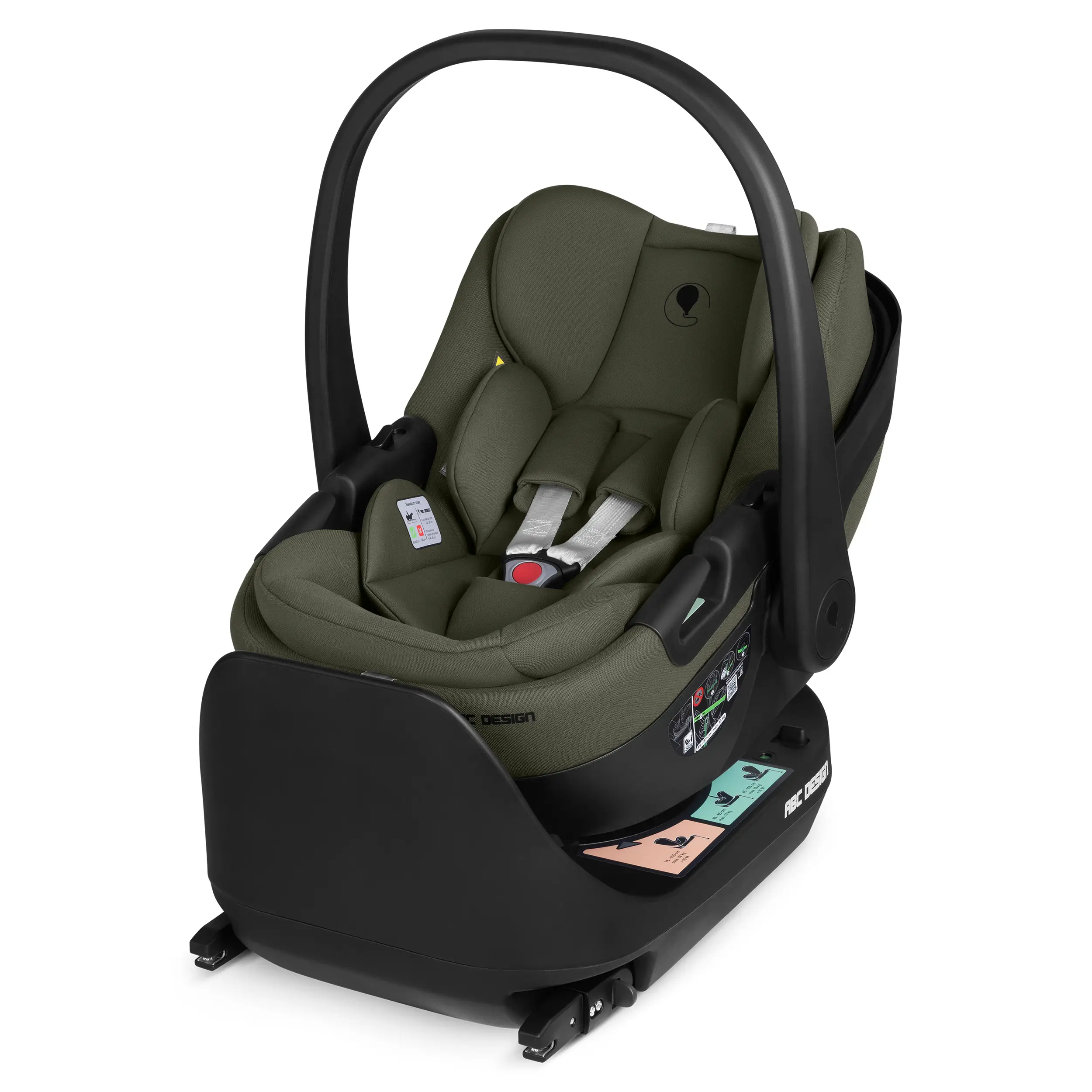 Silla de coche con función de reclinación Calla i-Size - Olive