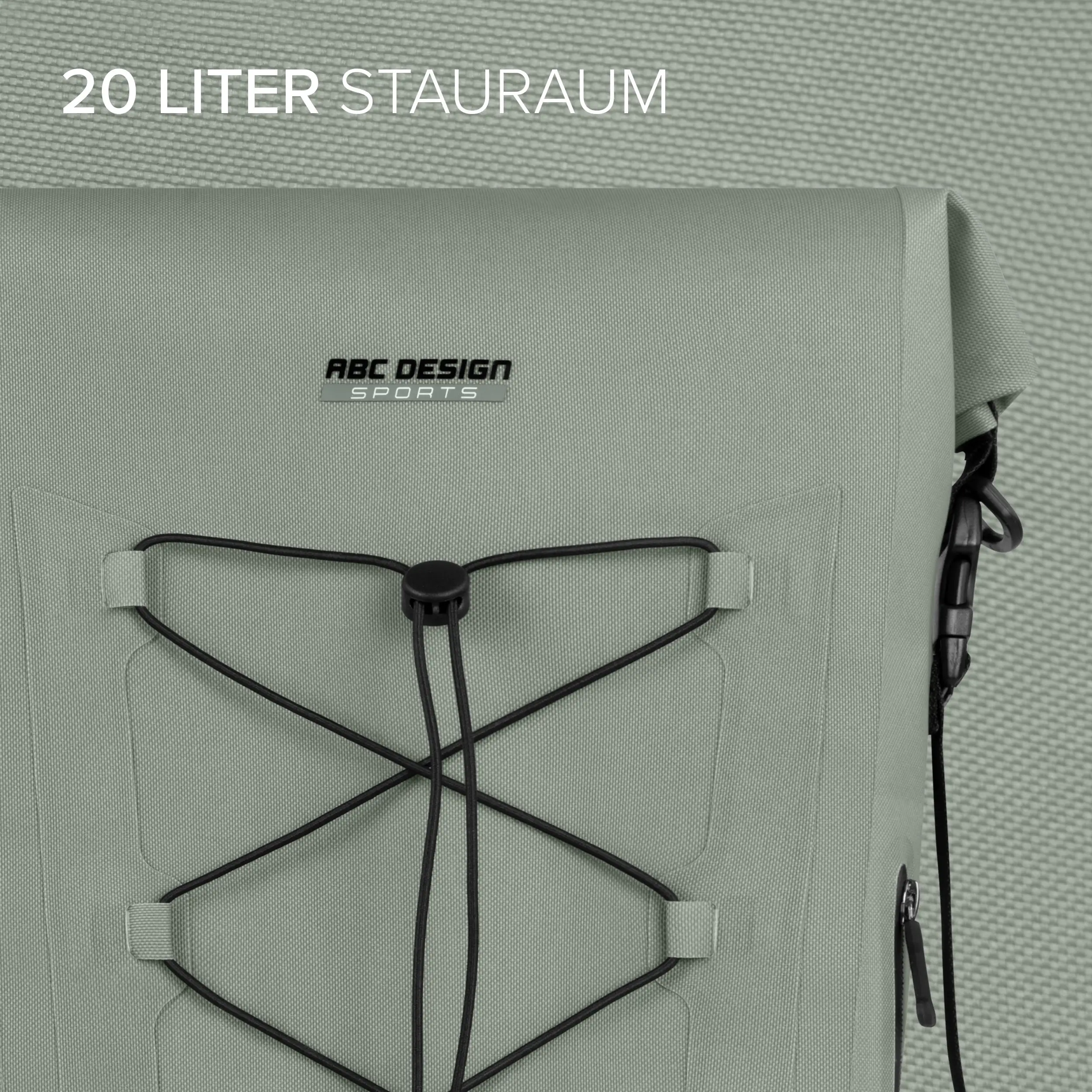 Bolsa de sillín Sion 20L para cochecito, remolque para bicicleta y uso diario - Pine