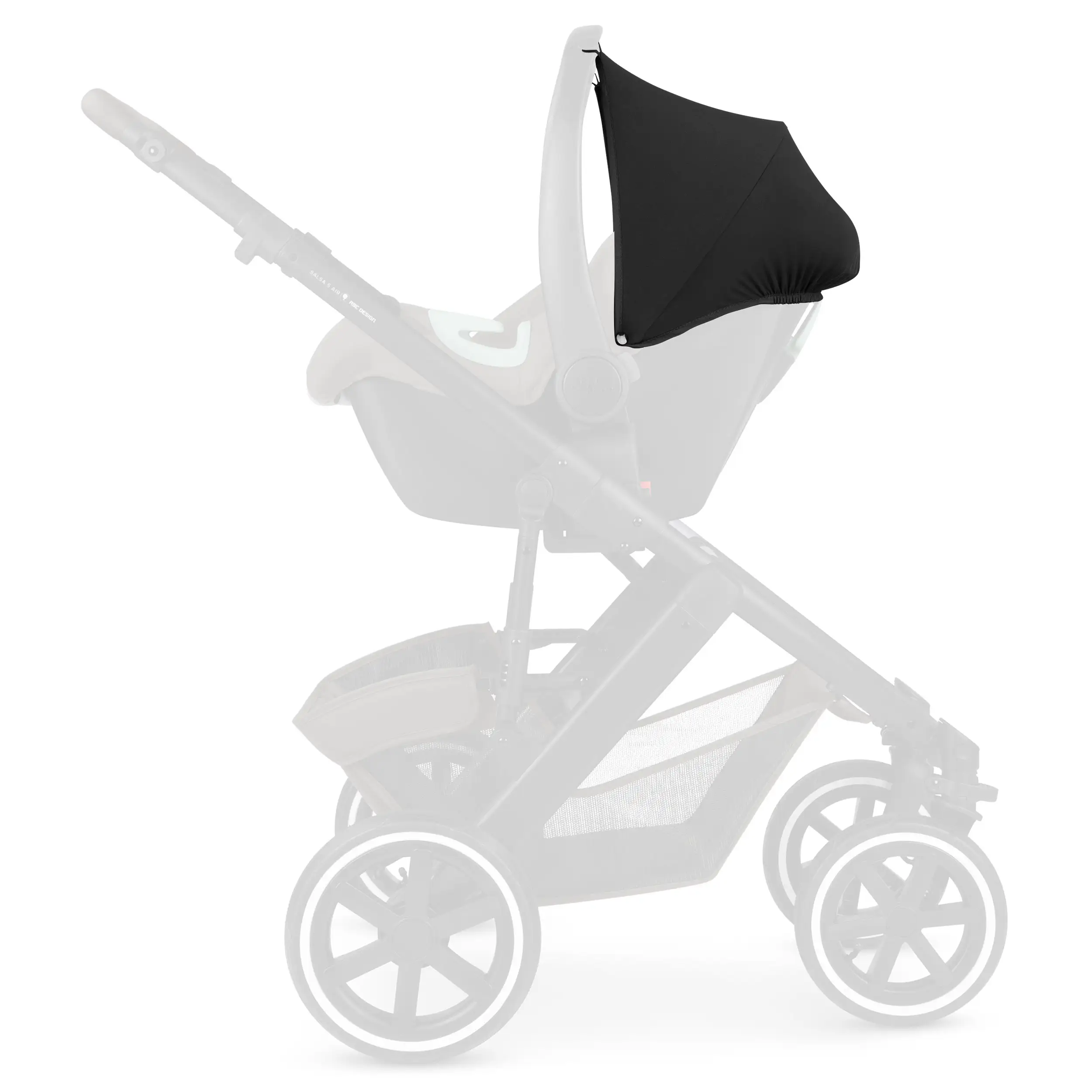 Toldo solar de recambio para la silla de coche infantil Tulip - Black