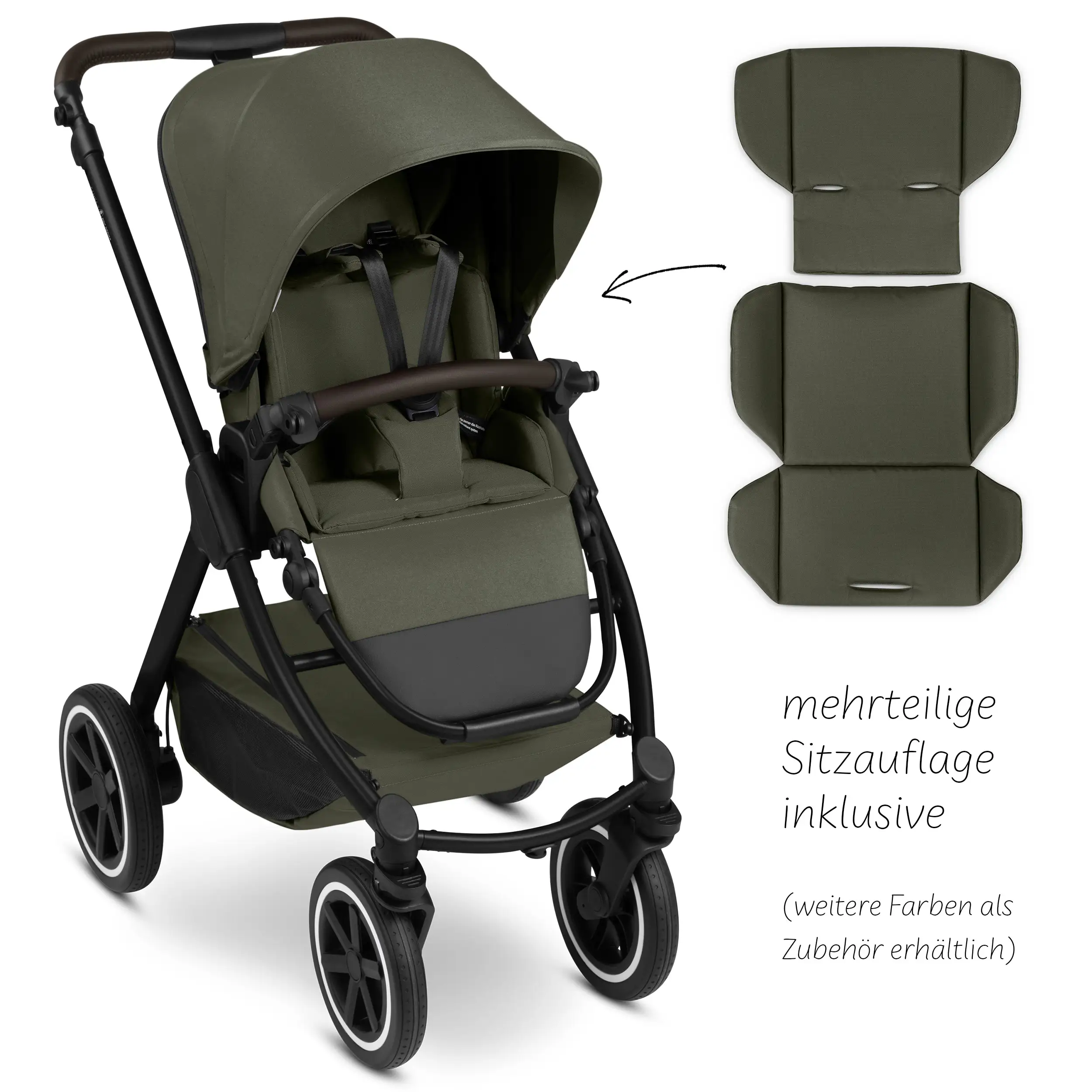 Sistema de viaje Samba 2 incl. silla de auto Calla reclinable - Avocado