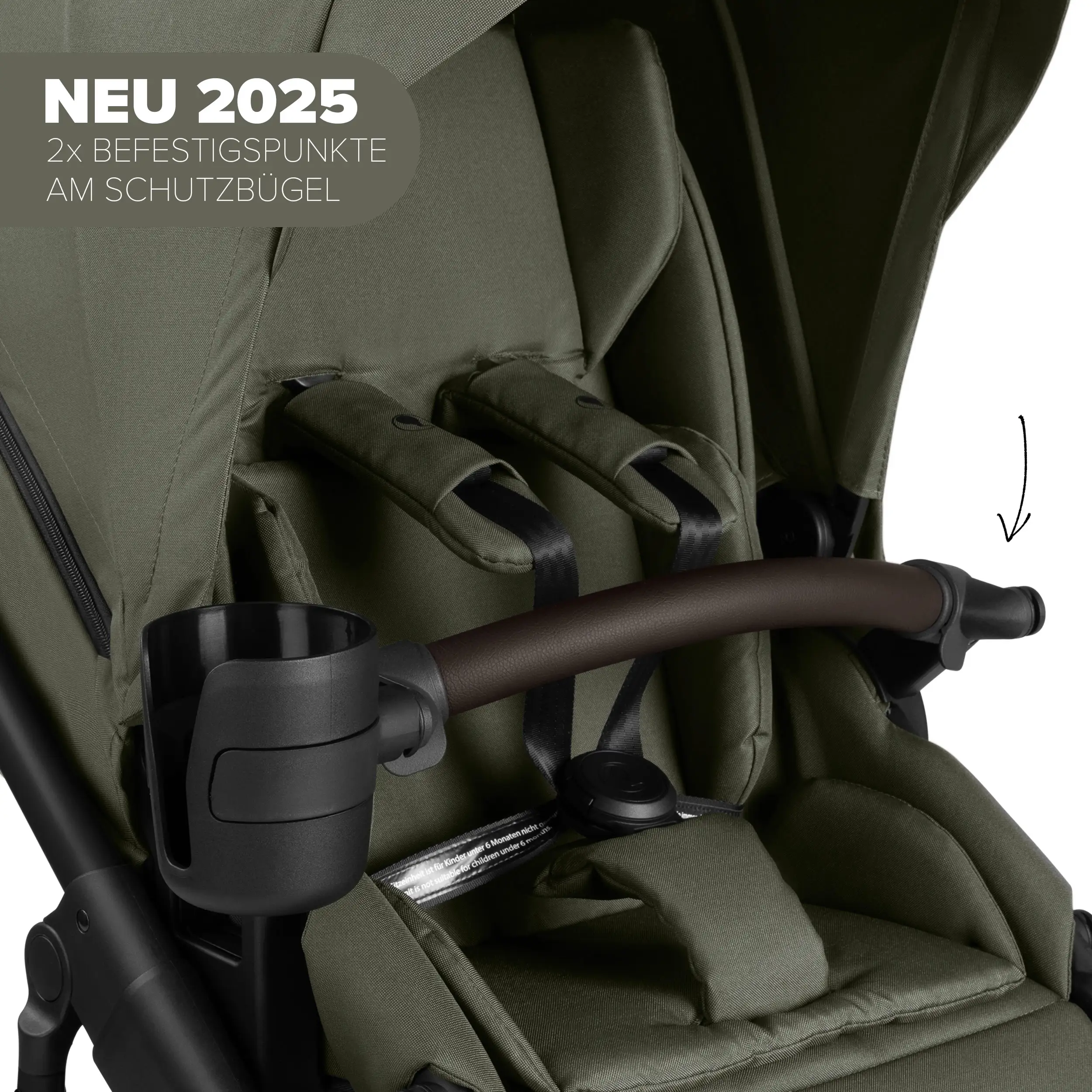 Set cochecito 3en1 Salsa 5 Air incl. Silla de Auto Maxi Cosi Pebble 360 Pro 2 - Avocado