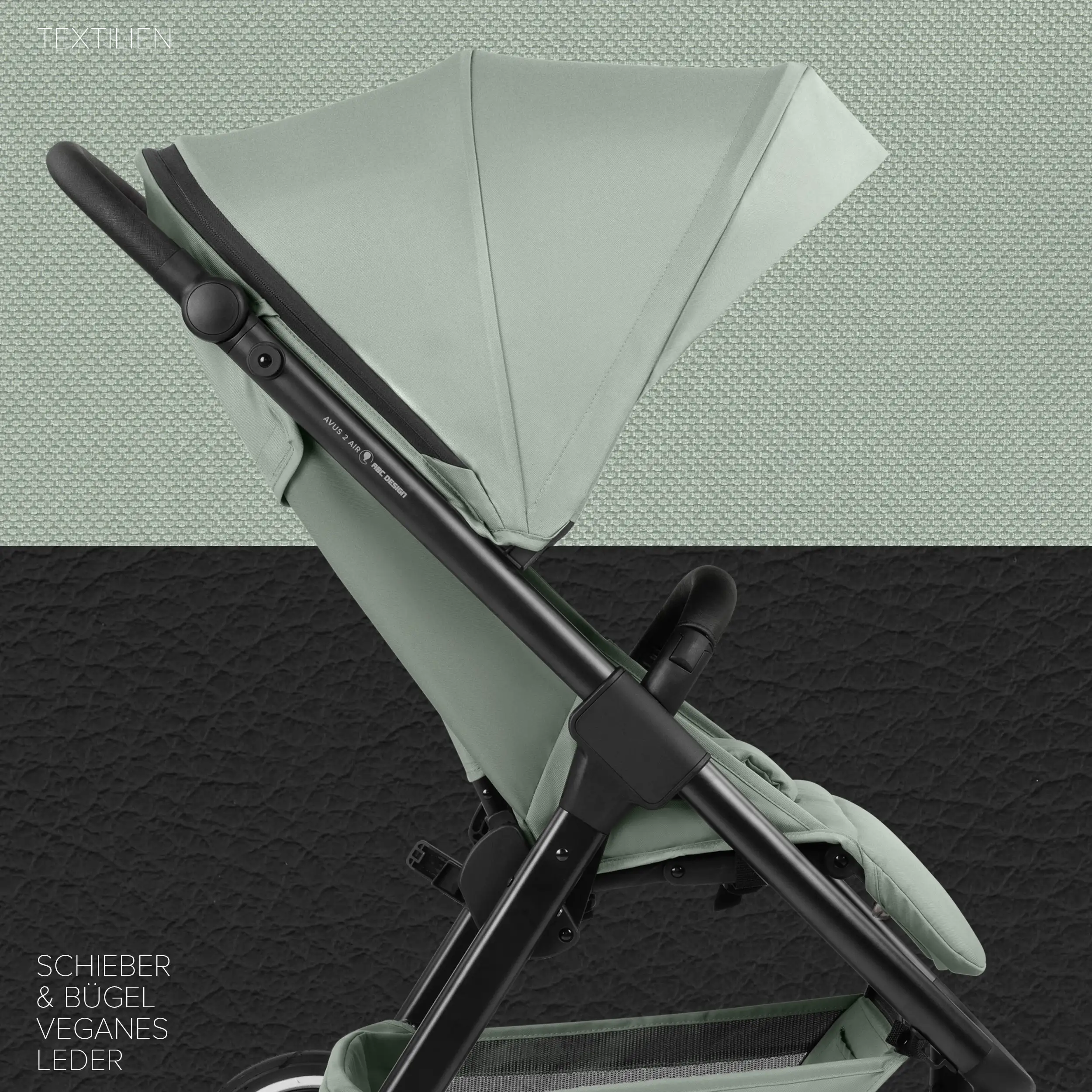 Silla de Paseo Avus 2 Air con rueda de aire - Pine