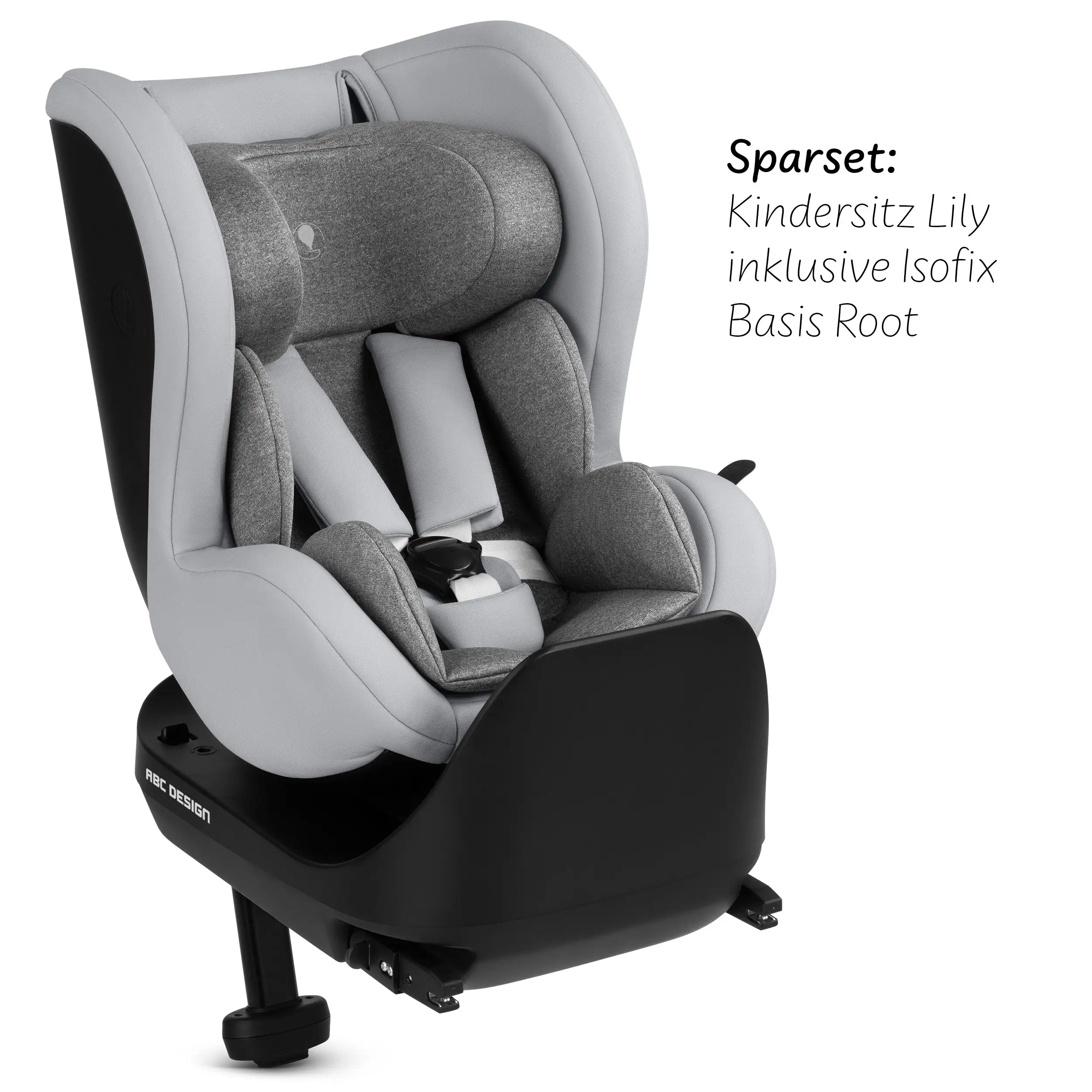 Silla de auto Lily i-Size incl. base ISOFIX giratoria Root - Pearl