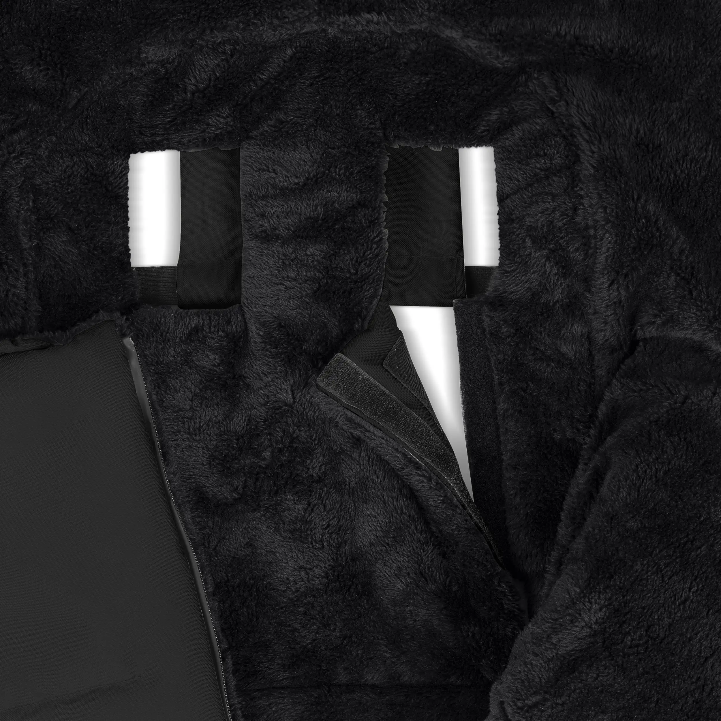 Set de accesorios para silla de paseo - bolso cambiador, cubrepiés de invierno, protector de lluvia y mosquitera - Black