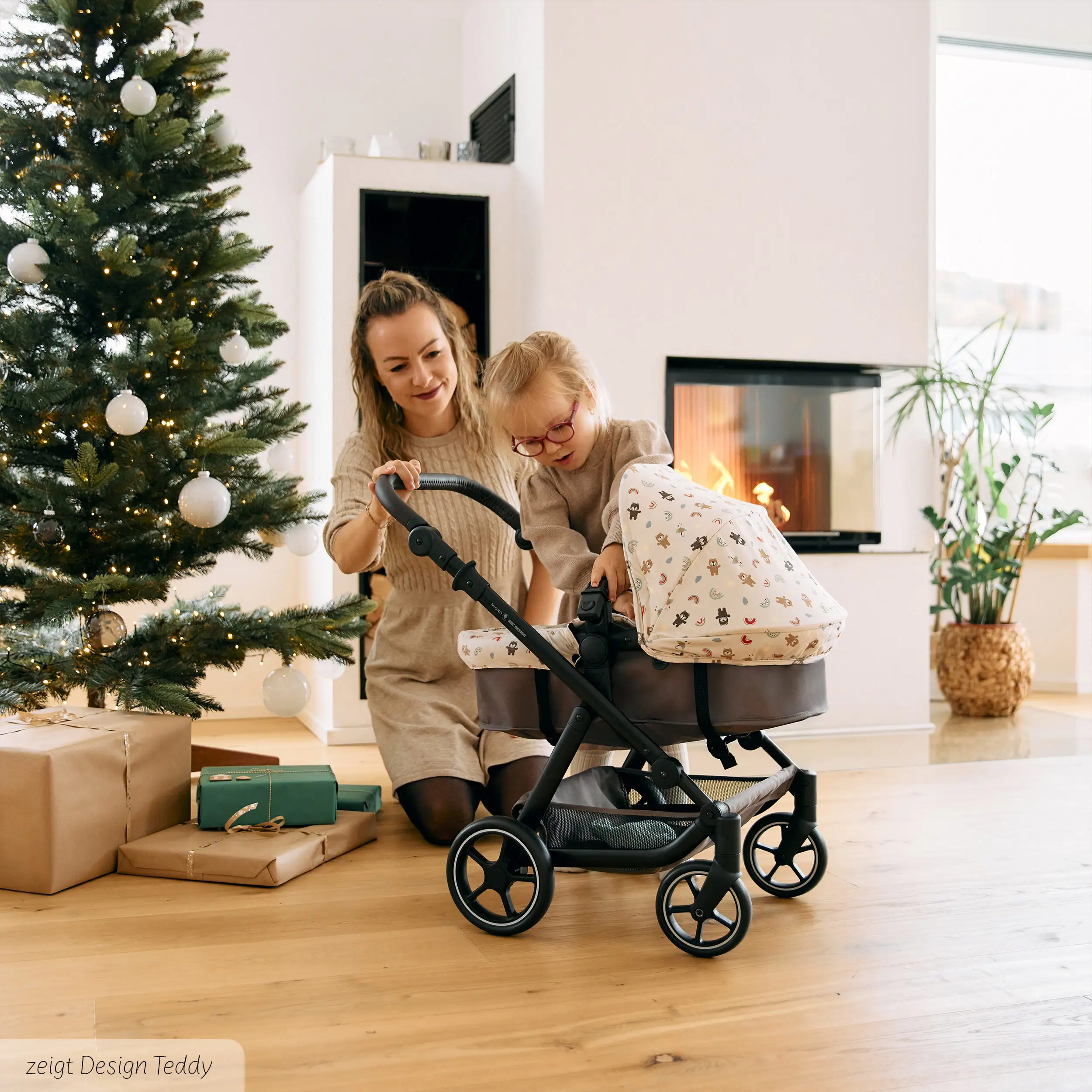 Cochecito de Muñecas Migno - Marron