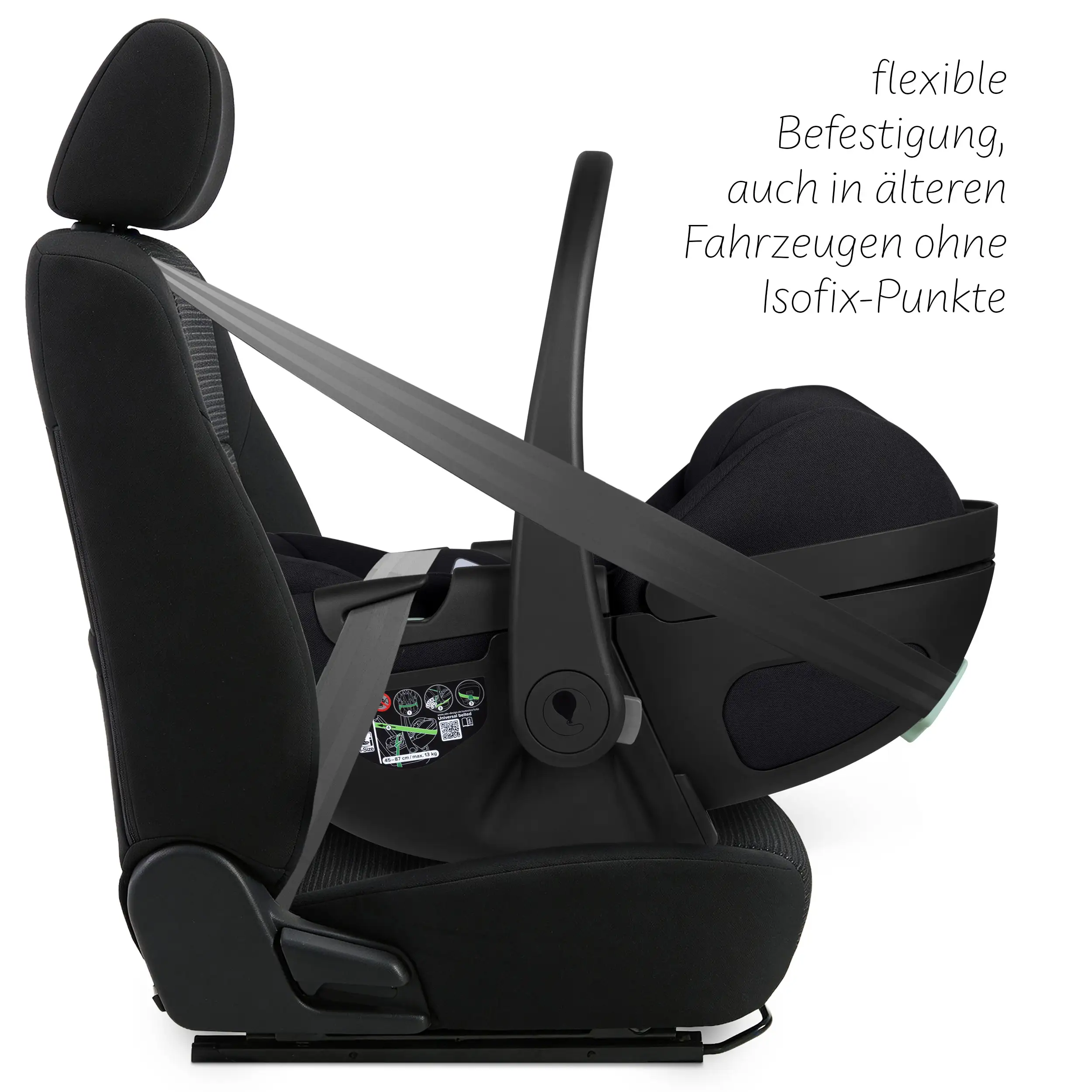 Silla de auto reclinable Calla i-Size - Ink