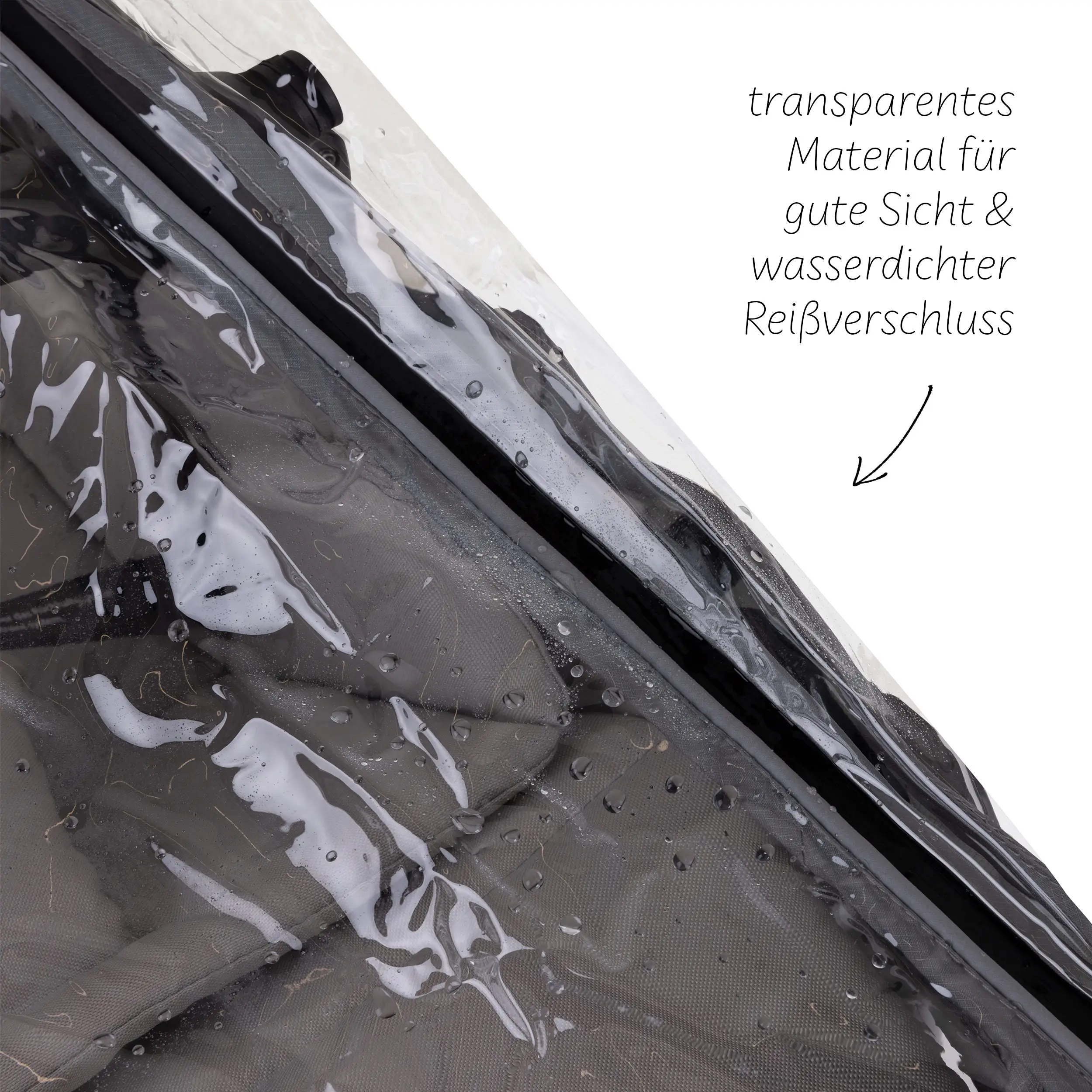 Funda impermeable 4 estaciones para cochecito 2en1 (con cremallera)